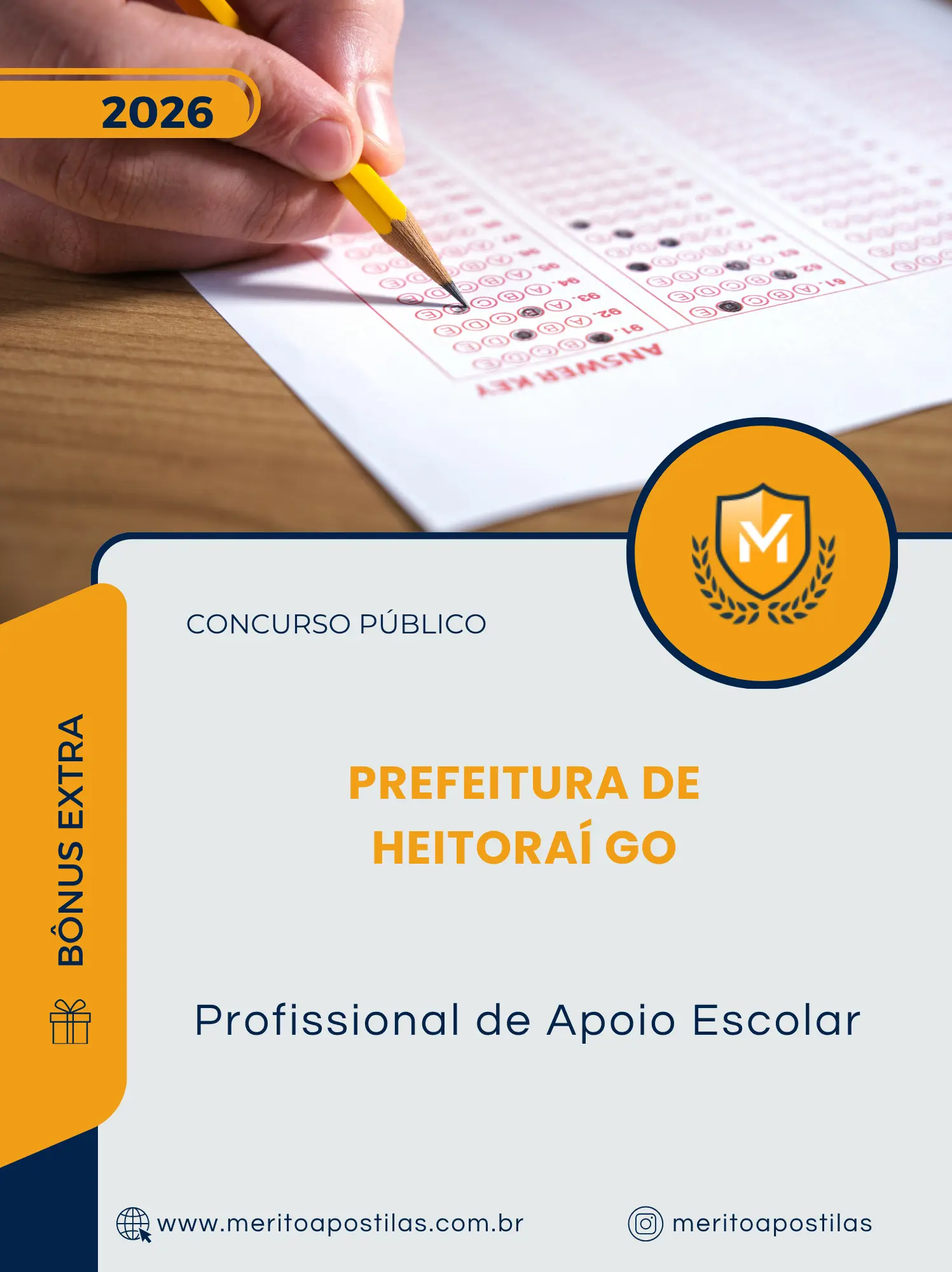Apostila Profissional de Apoio Escolar Prefeitura de Heitoraí GO 2026