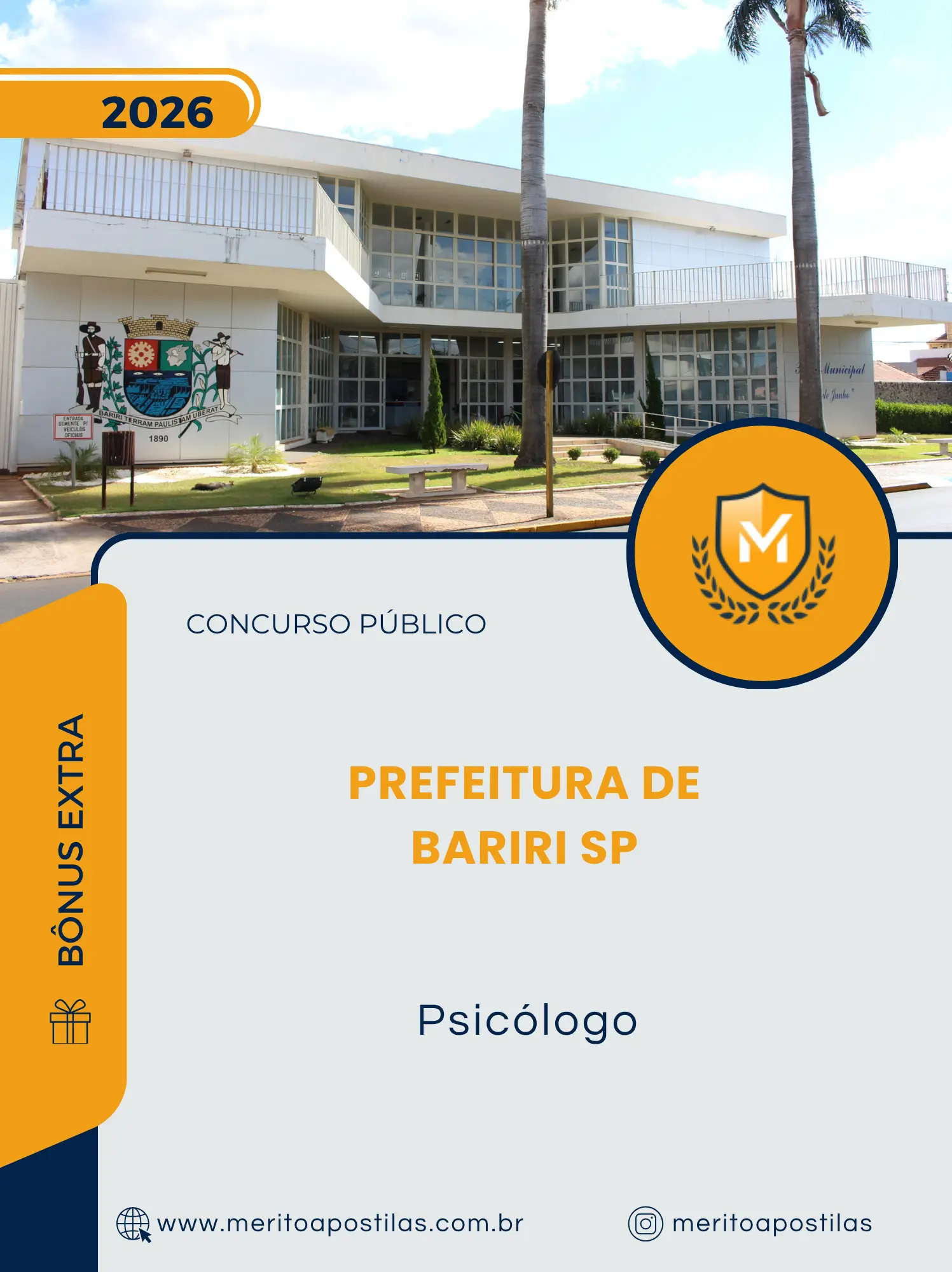Apostila Psicólogo Prefeitura de Bariri SP 2026