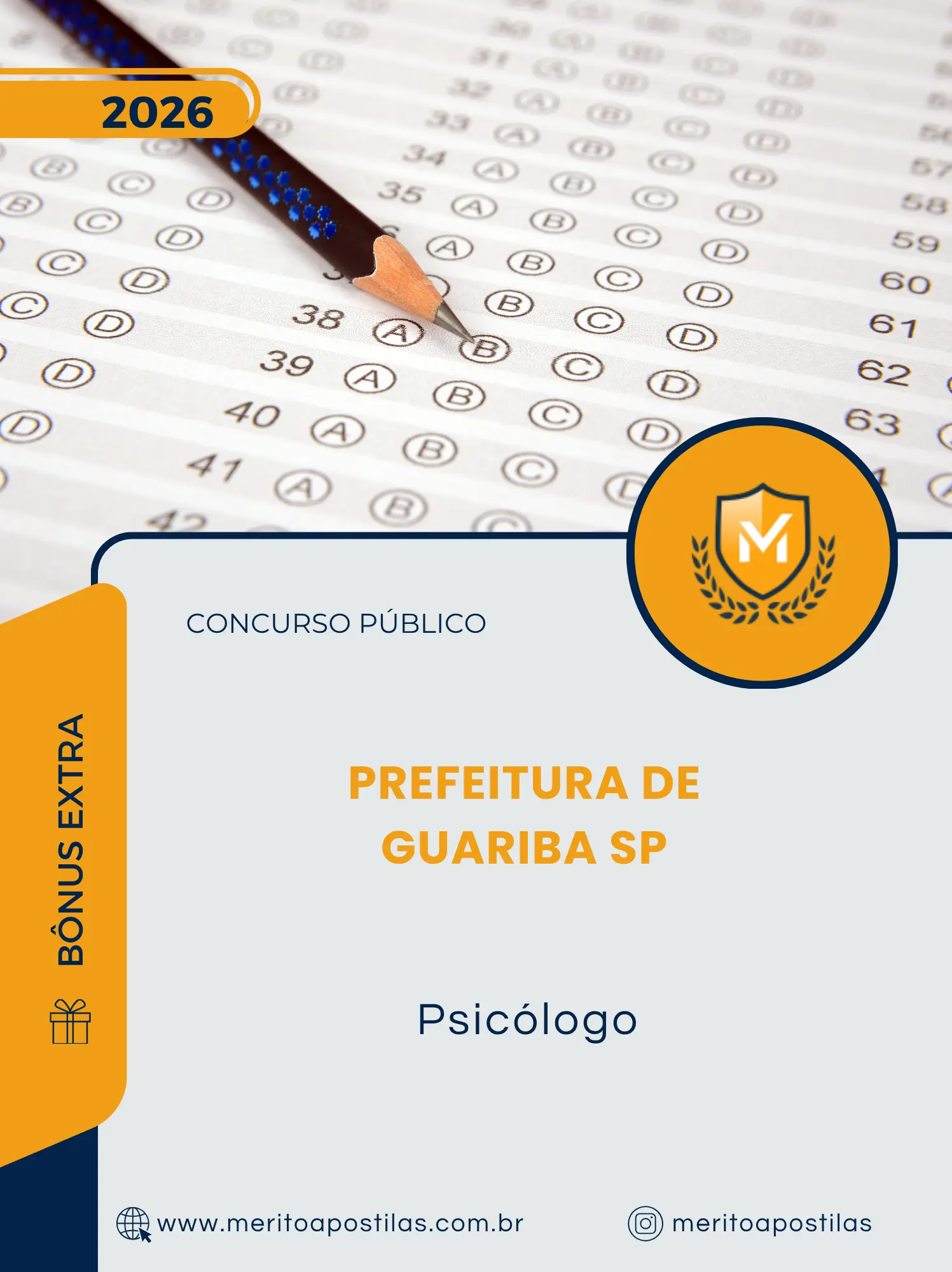 Apostila Psicólogo Prefeitura de Guariba SP 2026