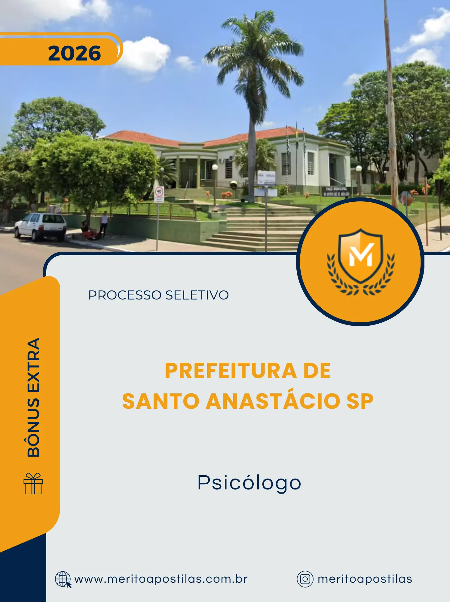 Apostila Psicólogo Prefeitura de Santo Anastácio SP 2026