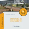 Apostila Psicólogo Prefeitura de Guatambu SC 2026