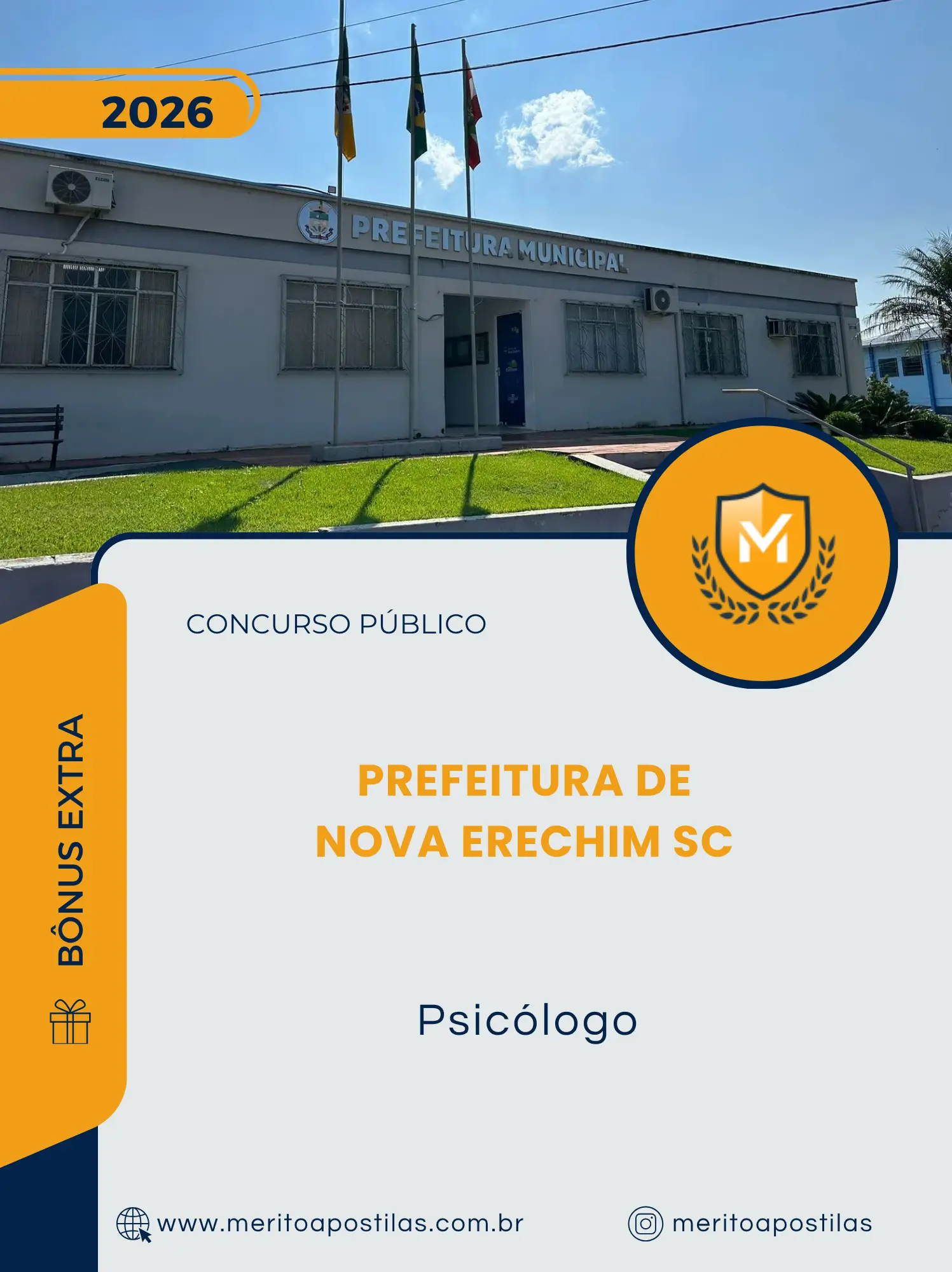 Apostila Psicólogo Prefeitura de Nova Erechim SC 2026