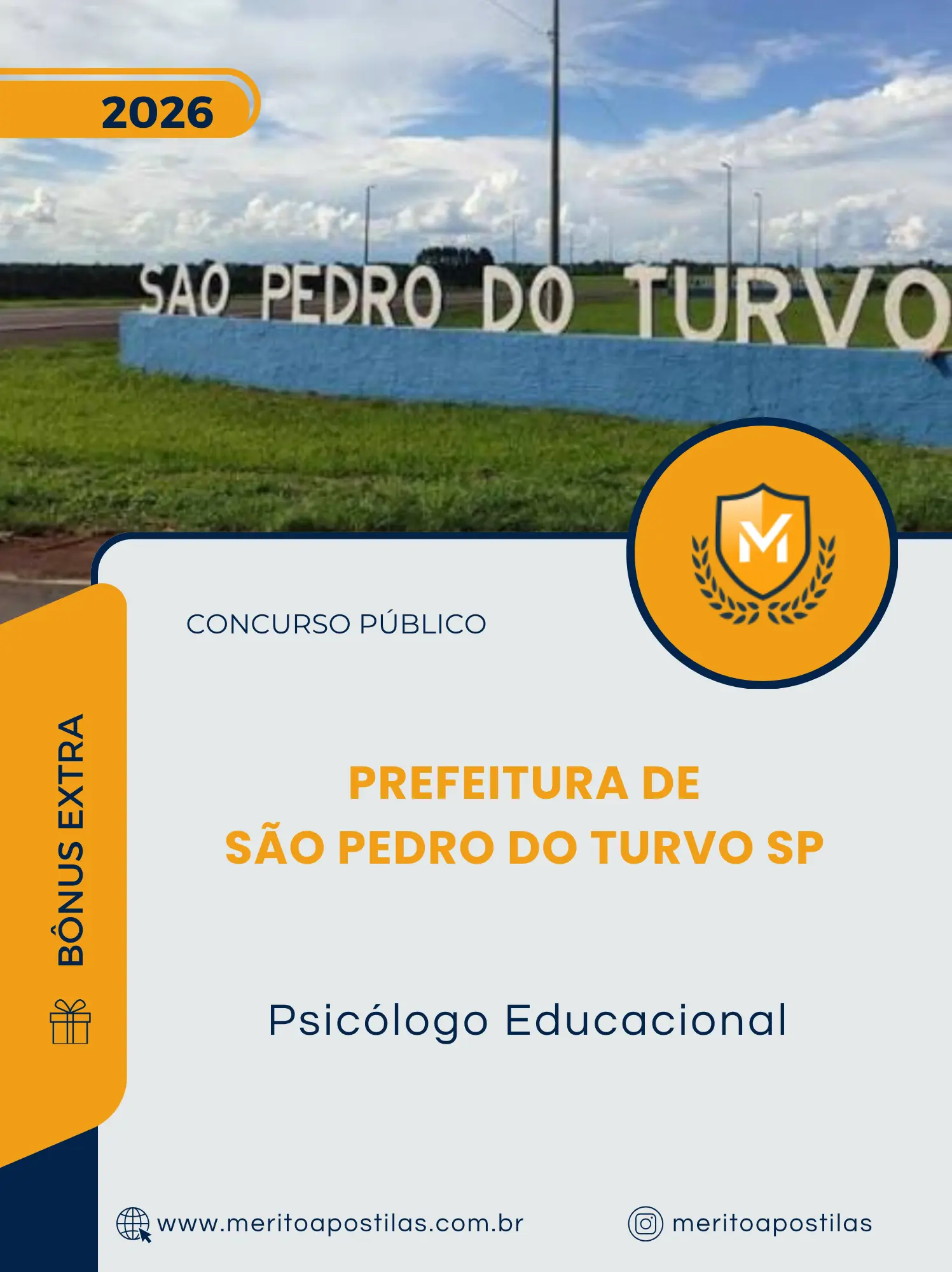 Apostila Psicólogo Educacional Prefeitura de São Pedro do Turvo SP 2026