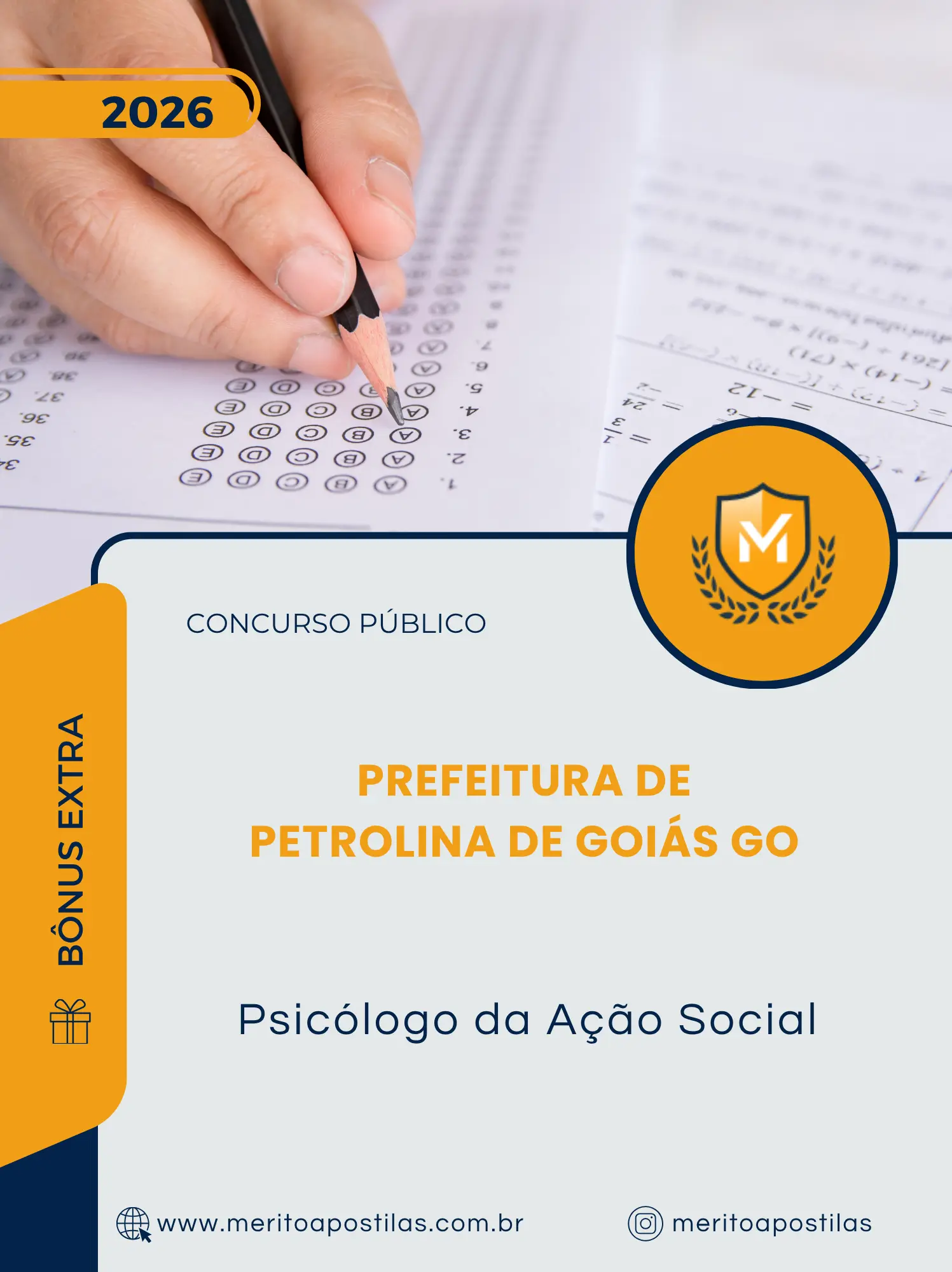 Apostila Psicólogo da Ação Social Prefeitura de Petrolina de Goiás GO 2026