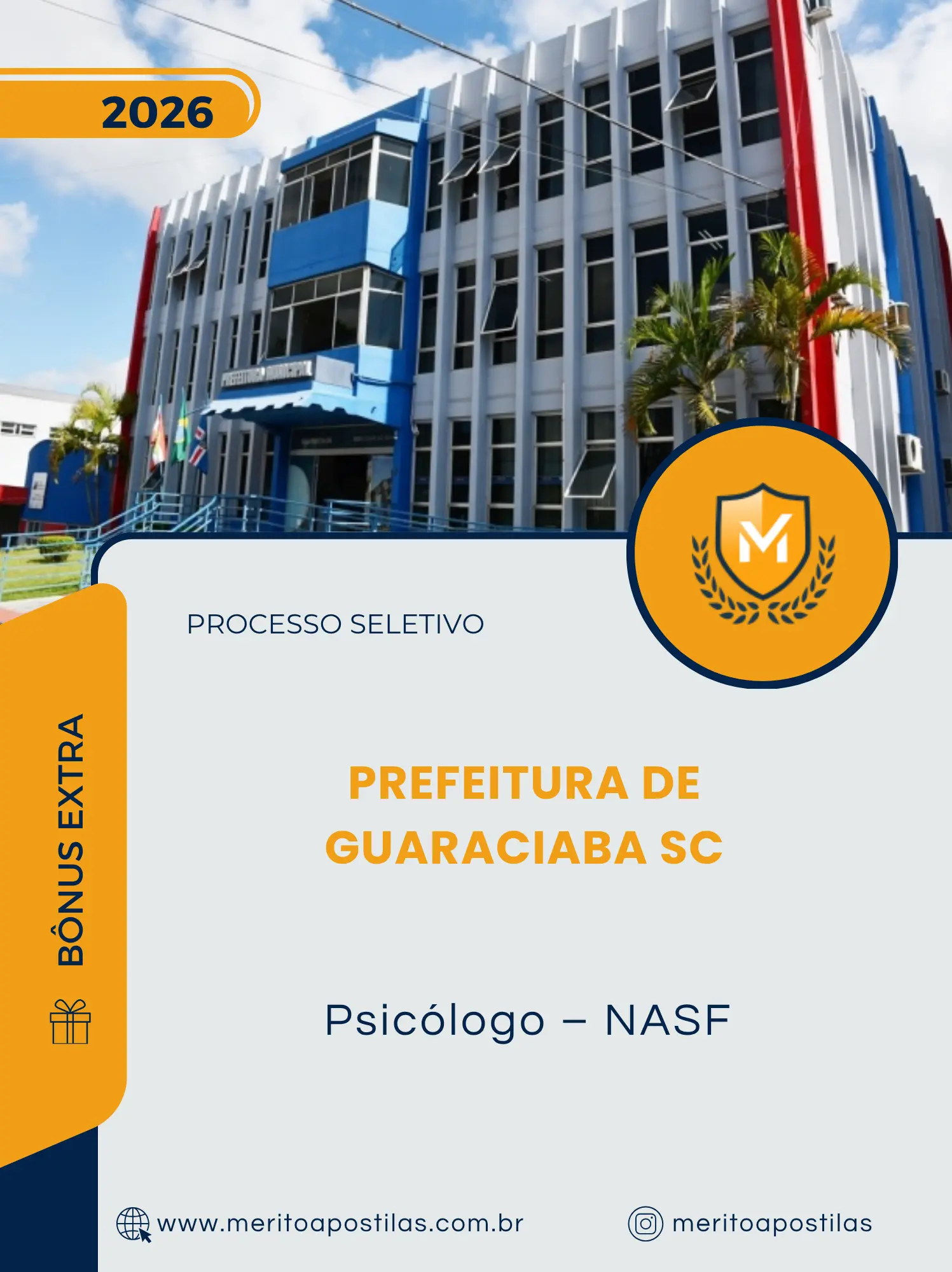 Apostila Psicólogo NASF Prefeitura de Guaraciaba SC 2026