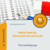 Apostila Psicopedagogo Prefeitura de São Felipe do Oeste RO 2026