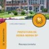 Apostila Recepcionista Prefeitura de Serra Negra SP 2026