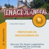 Apostila Serviço De Apoio Legislativo Assistente De Controle Interno Câmara Municipal de Inaciolândia GO 2026