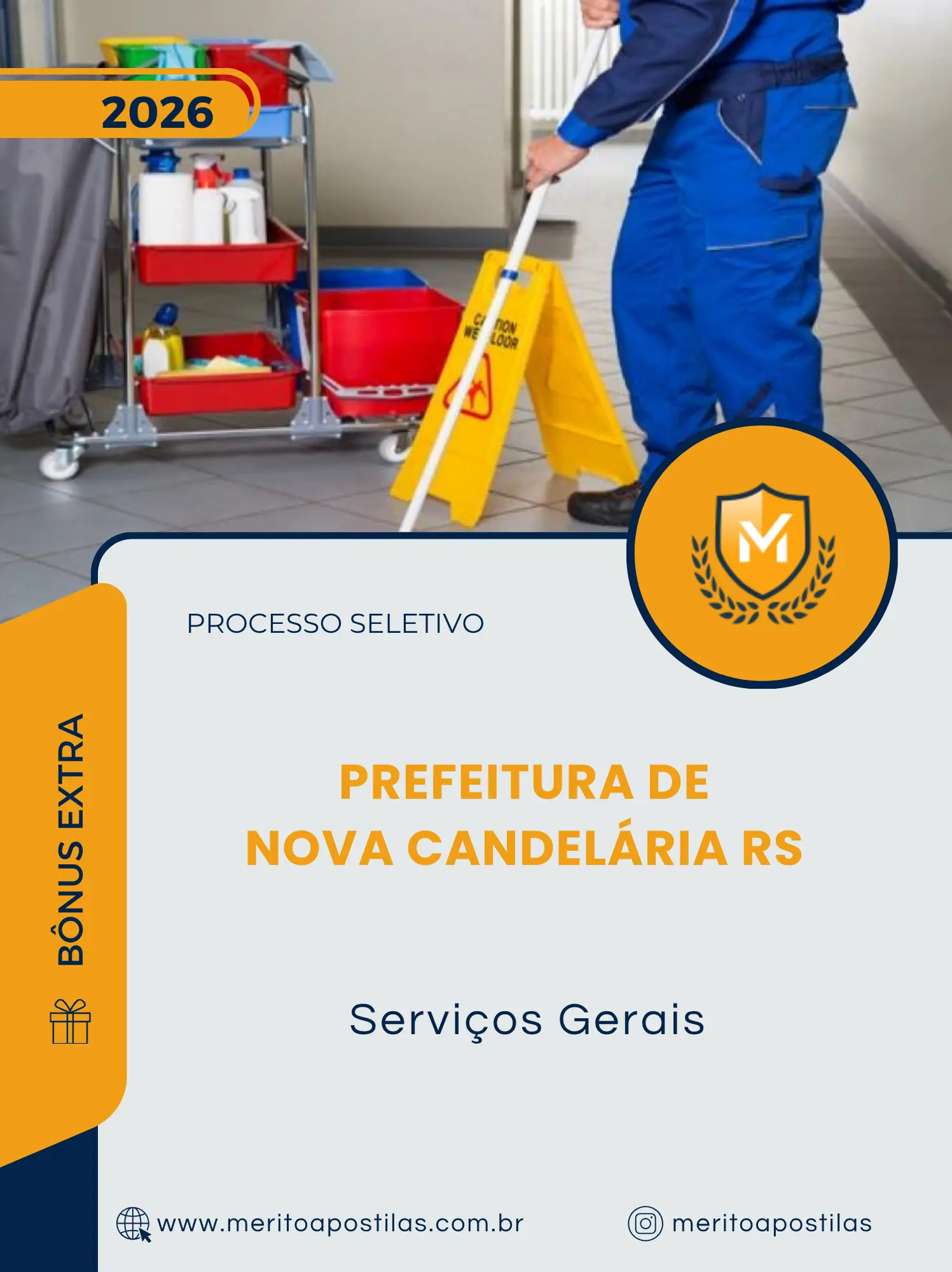Apostila Serviços Gerais Prefeitura de Nova Candelária RS 2026