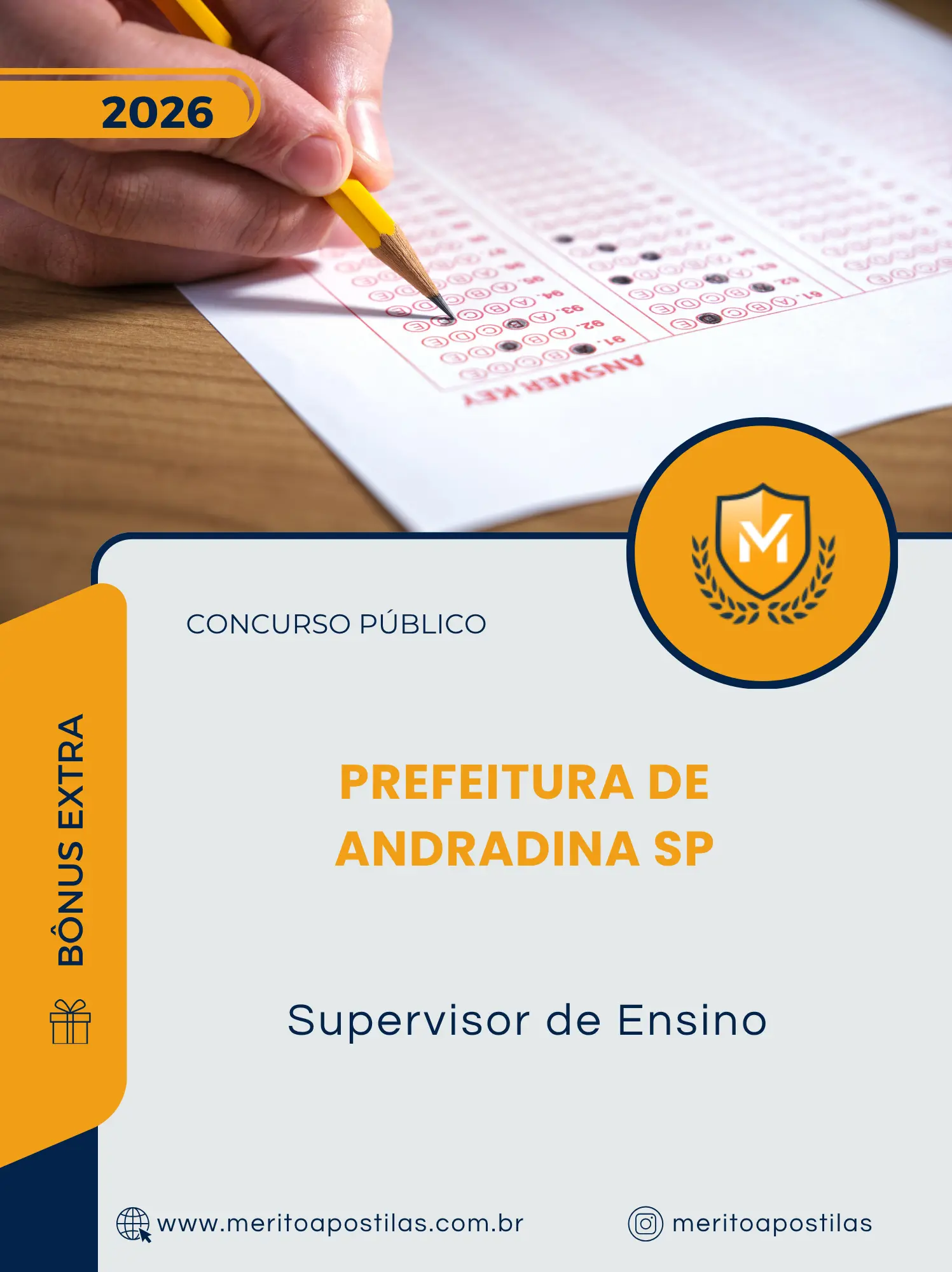 Apostila Supervisor de Ensino Prefeitura de Andradina SP 2026