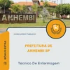 Apostila Técnico De Enfermagem Prefeitura de Anhembi SP 2026