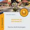 Apostila Técnico De Enfermagem Prefeitura de São Roque SP 2026