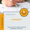 Apostila Técnico De Laboratório E Análises Clínicas Processo Seletivo CONDERG SP 2026