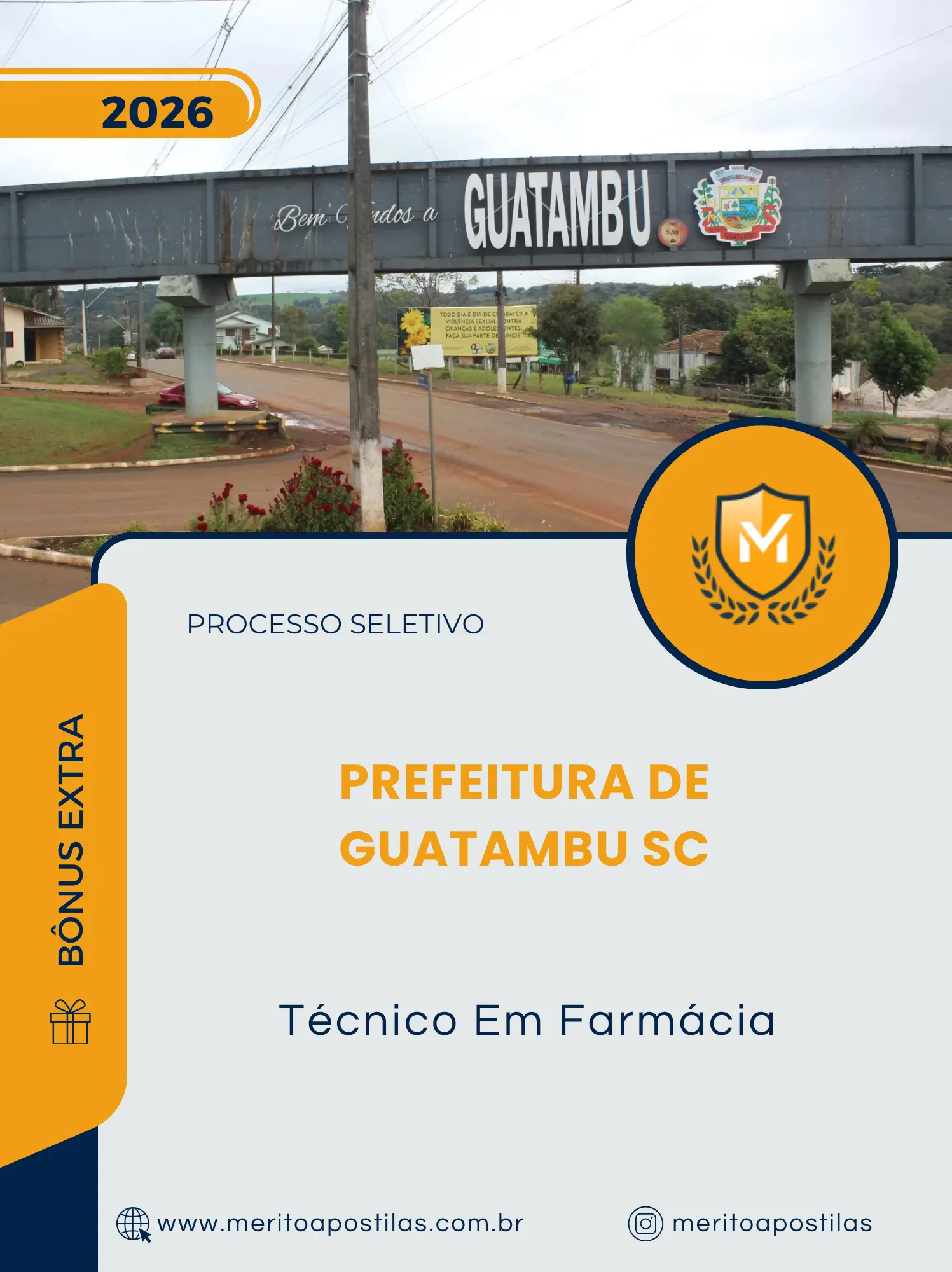 Apostila Técnico Em Farmácia Prefeitura de Guatambu SC 2026