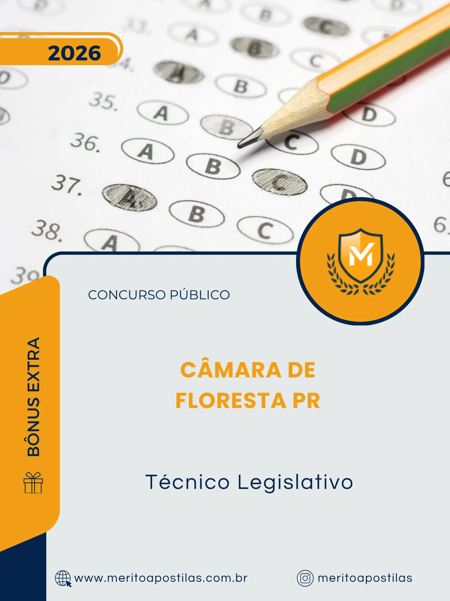 Apostila Técnico Legislativo Câmara de Floresta PR 2026