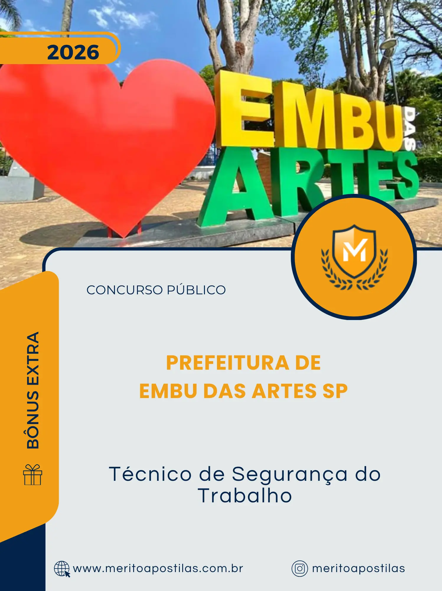Apostila Técnico de Segurança do Trabalho Prefeitura de Embu das Artes SP 2026