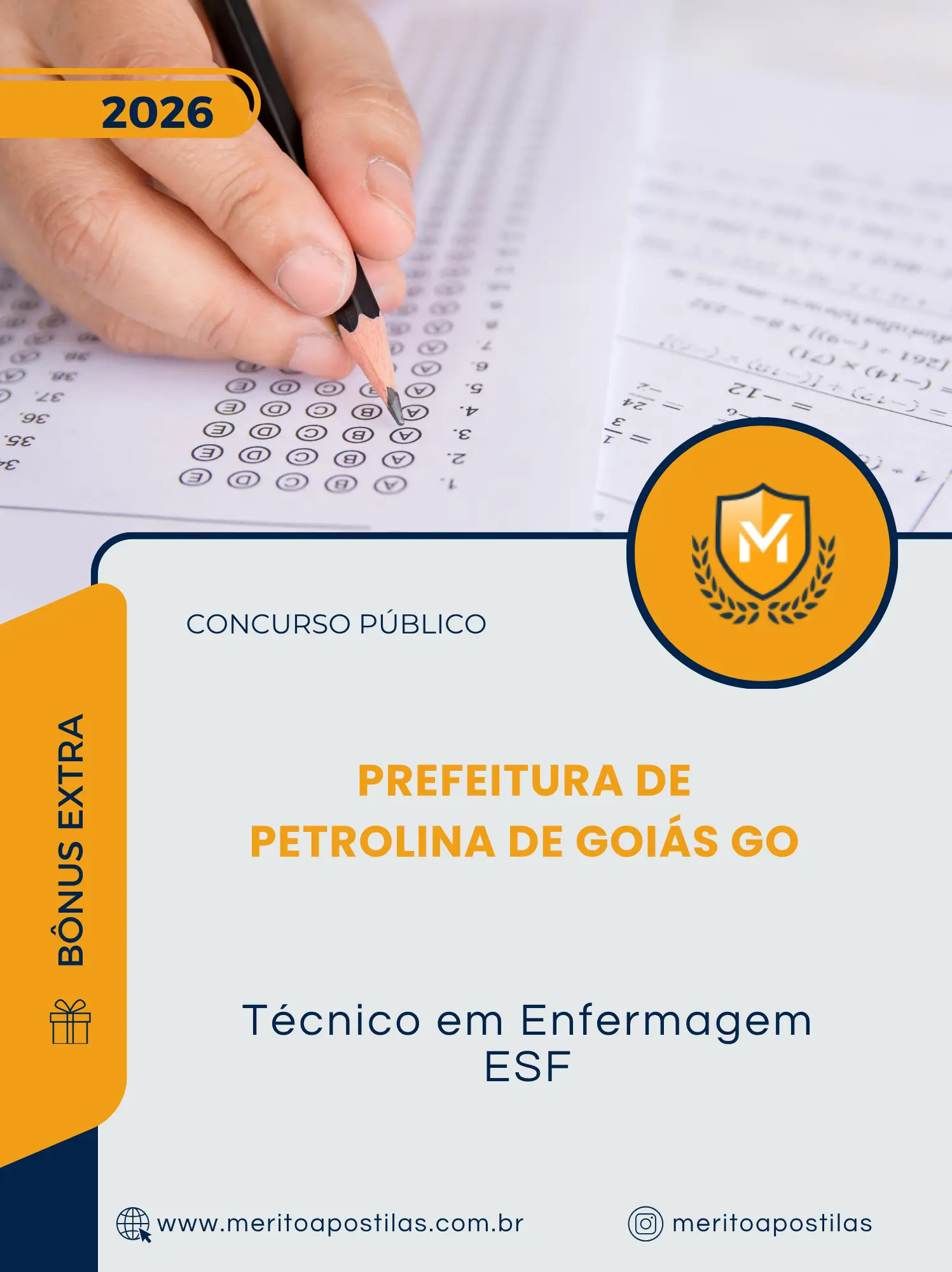 Apostila Técnico em Enfermagem ESF Prefeitura de Petrolina de Goiás GO 2026