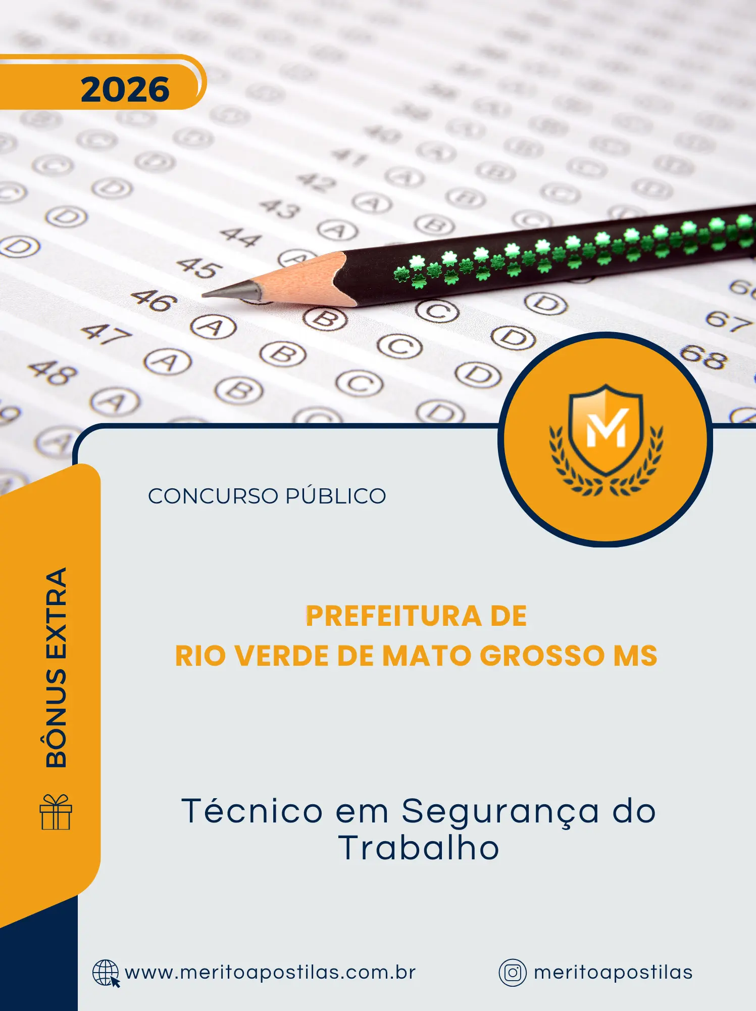 Apostila Técnico em Segurança do Trabalho Prefeitura de Rio Verde de Mato Grosso MS 2026