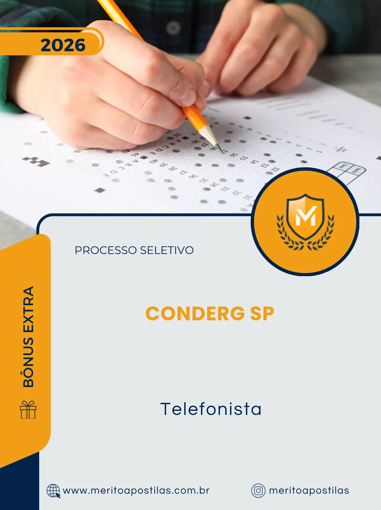 Apostila Telefonista Processo Seletivo CONDERG SP 2026