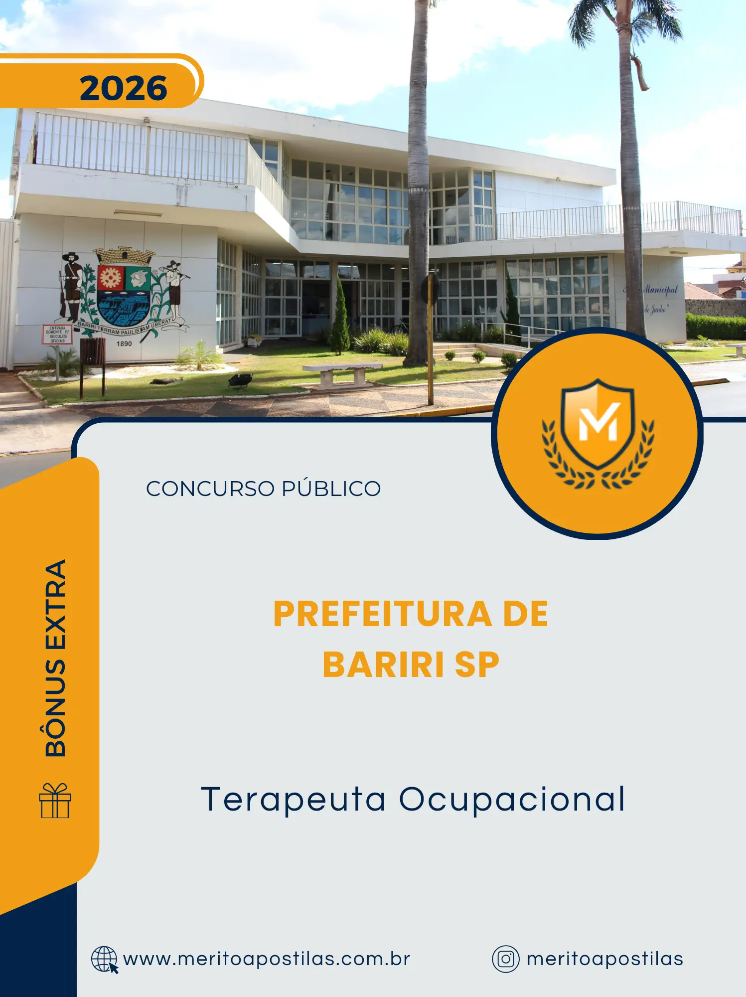 Apostila Terapeuta Ocupacional Prefeitura de Bariri SP 2026