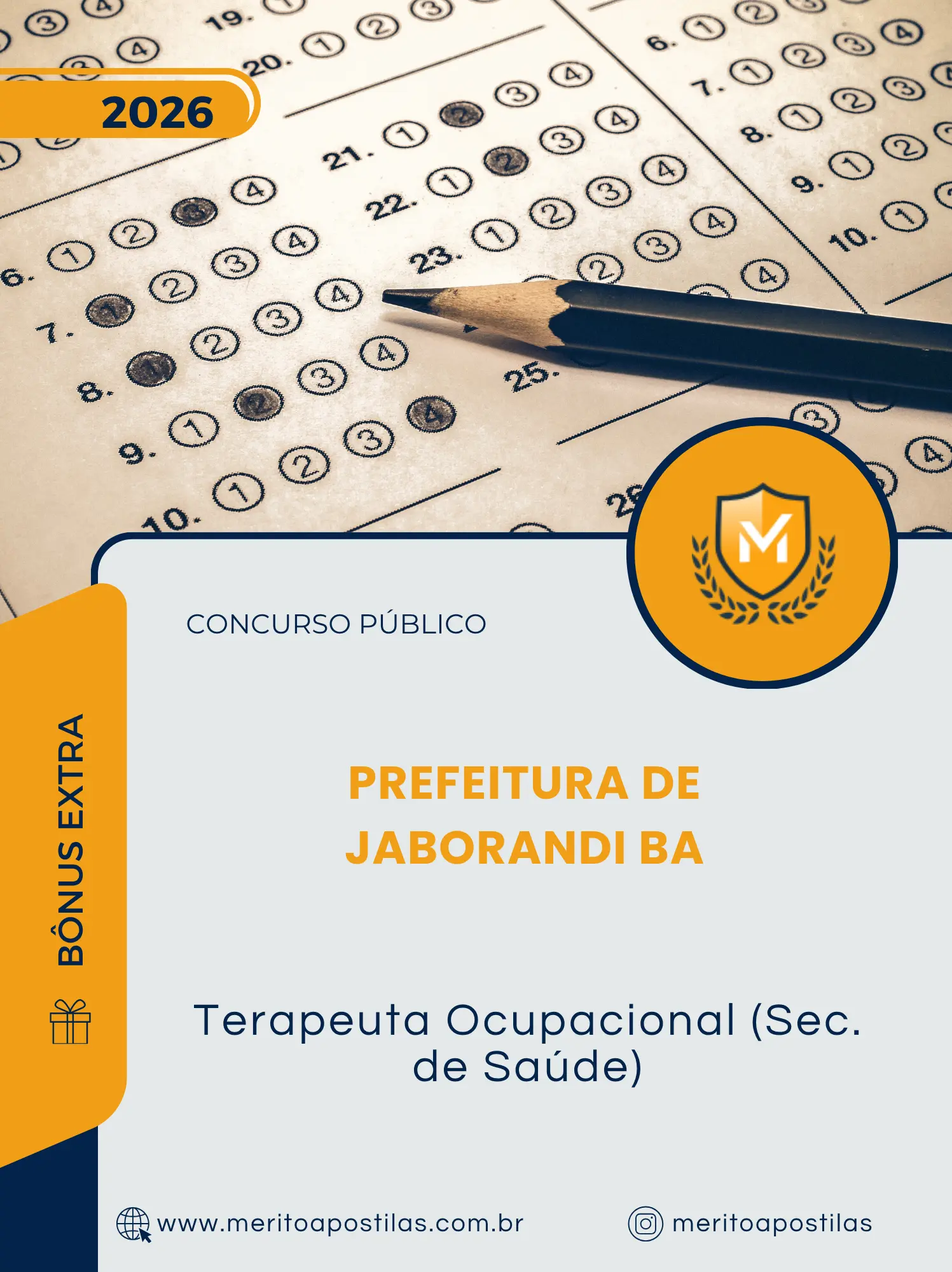 Apostila Terapeuta Ocupacional Sec de Saúde Prefeitura de Jaborandi BA 2026