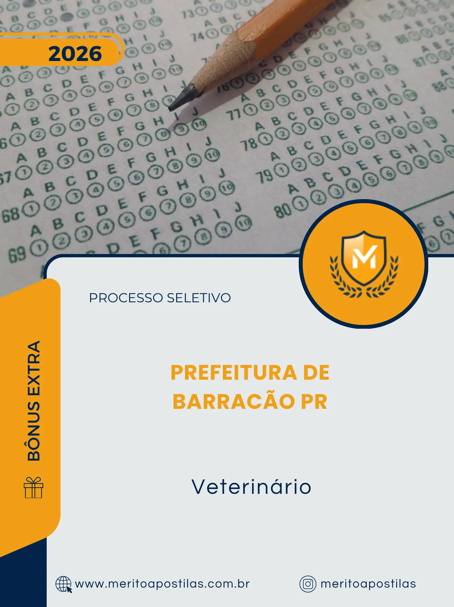 Apostila Veterinário Prefeitura de Barracão PR 2026