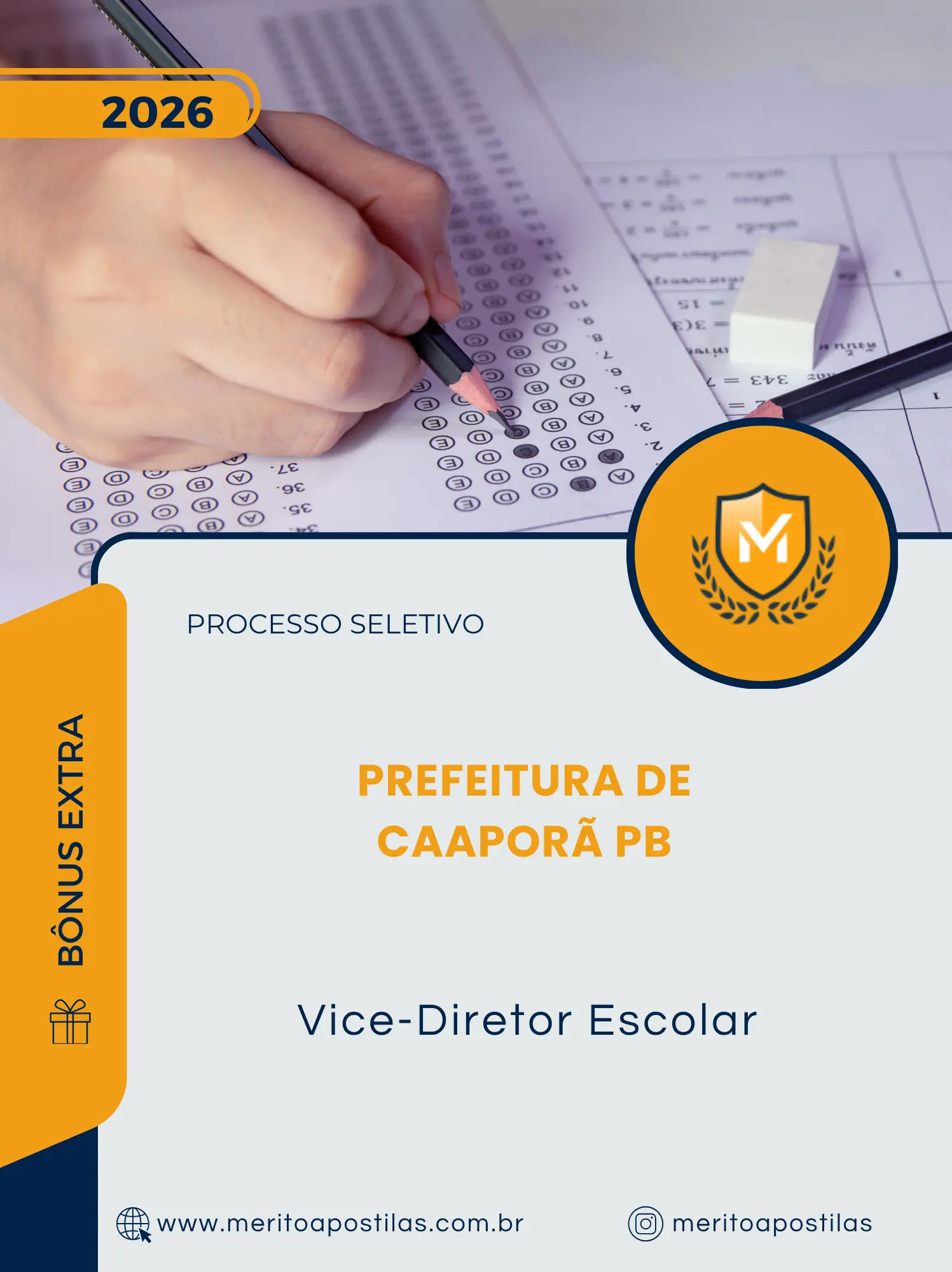 Apostila Vice Diretor Escolar Prefeitura de Caaporã PB 2026