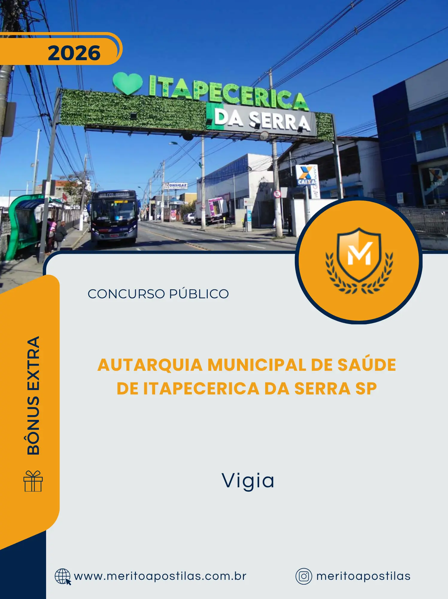 Apostila Vigia Concurso Público Autarquia Municipal de Saúde de Itapecerica da Serra SP 2026