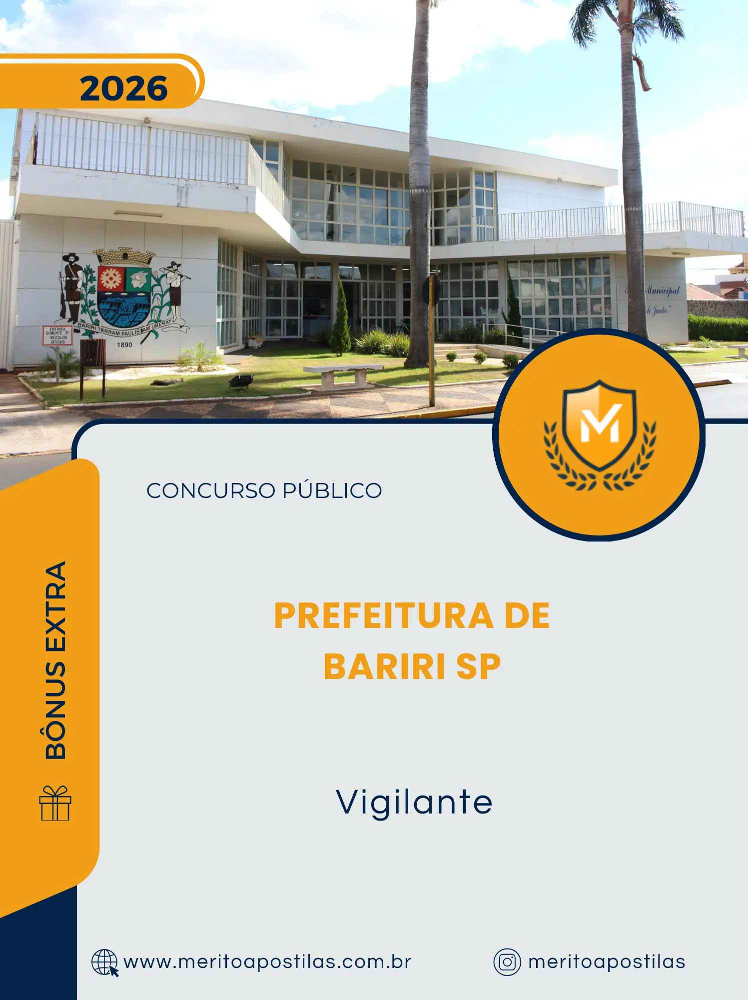 Apostila Vigilante Prefeitura de Bariri SP 2026