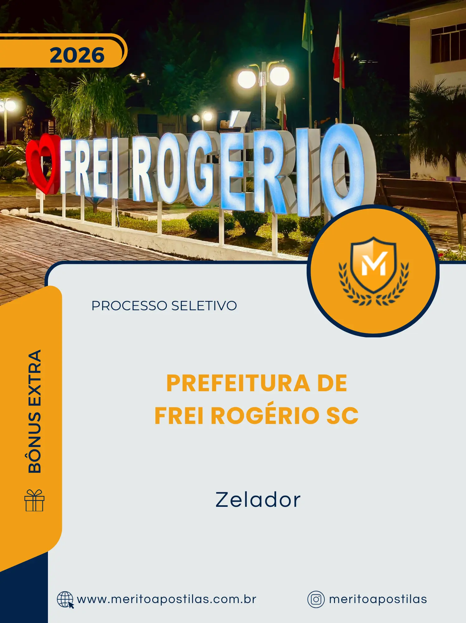 Apostila Zelador Prefeitura de Frei Rogério SC 2026