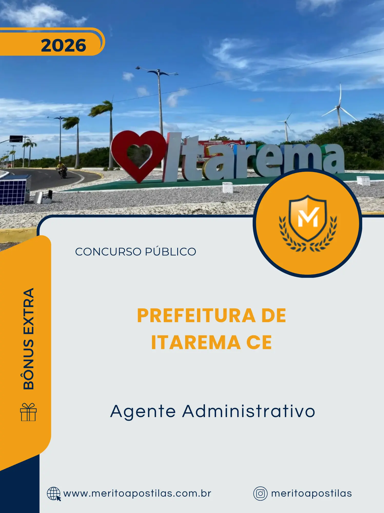 Apostila Agente Administrativo Prefeitura de Itarema CE 2026