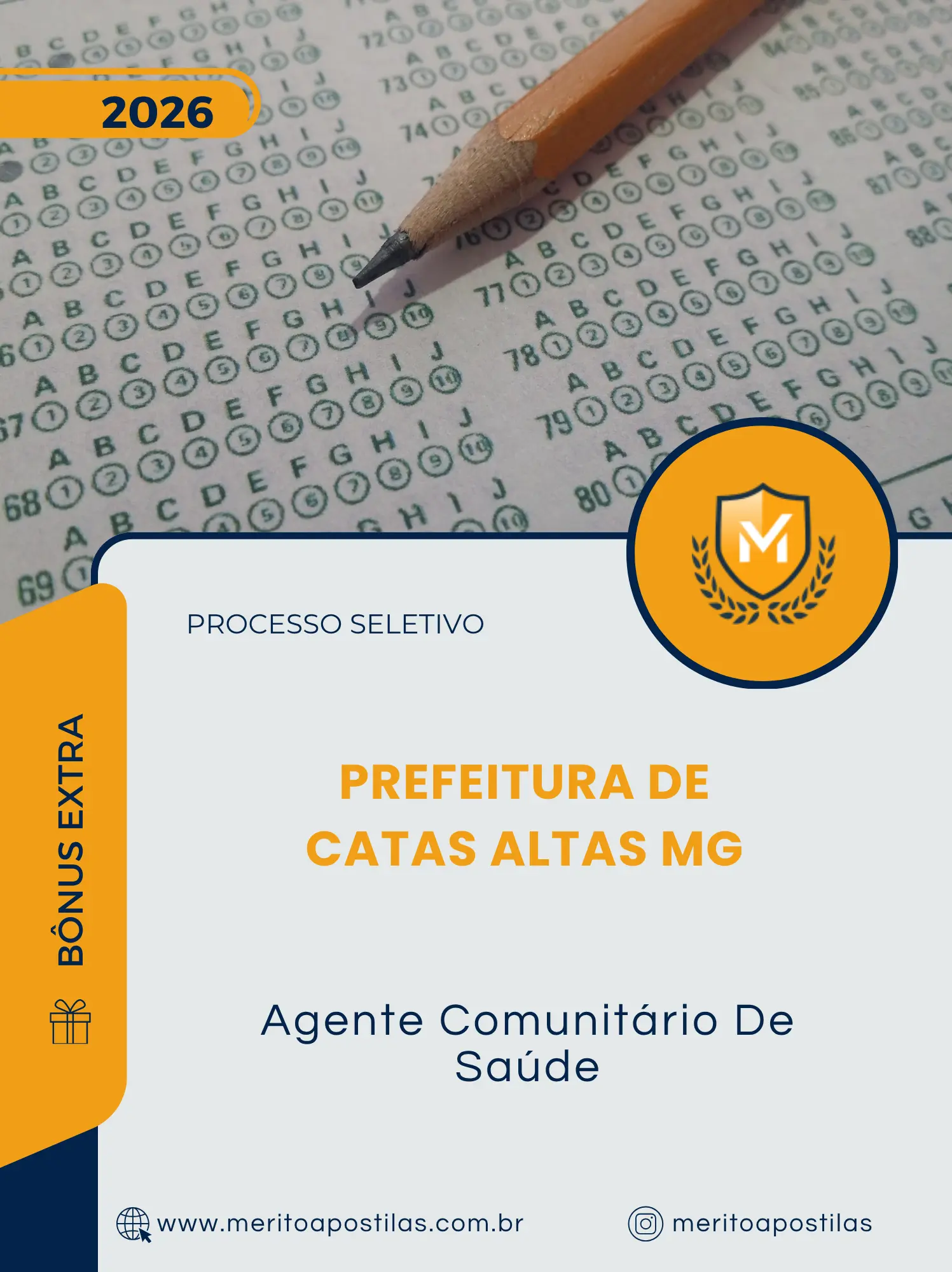 Apostila Agente Comunitário De Saúde Prefeitura de Catas Altas MG 2026