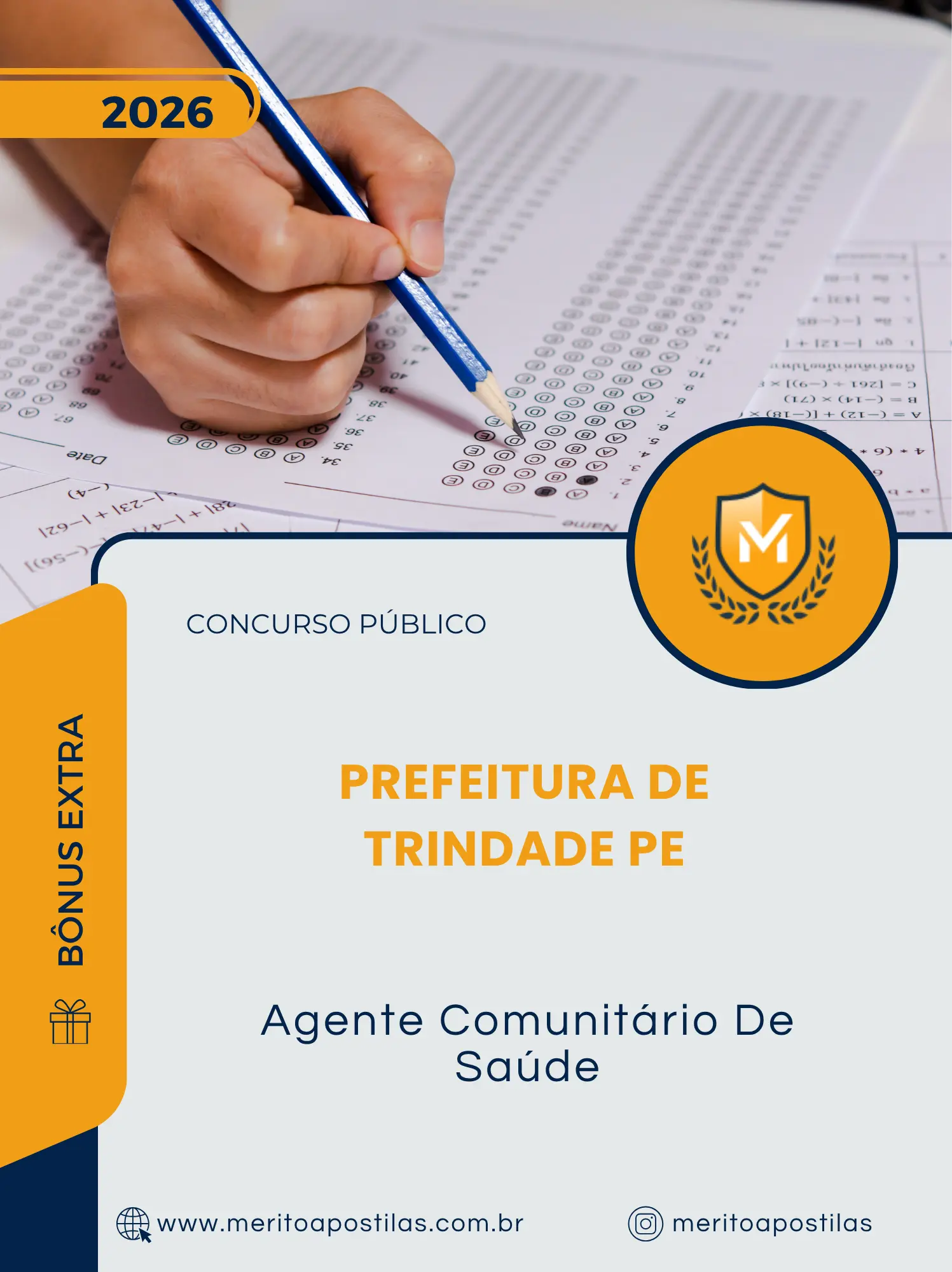 Apostila Agente Comunitário De Saúde Prefeitura de Trindade PE 2026
