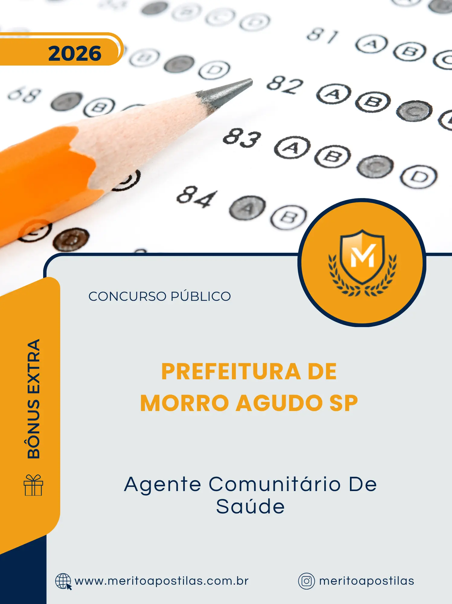 Apostila Agente Comunitário De Saúde Prefeitura de Morro Agudo SP 2026