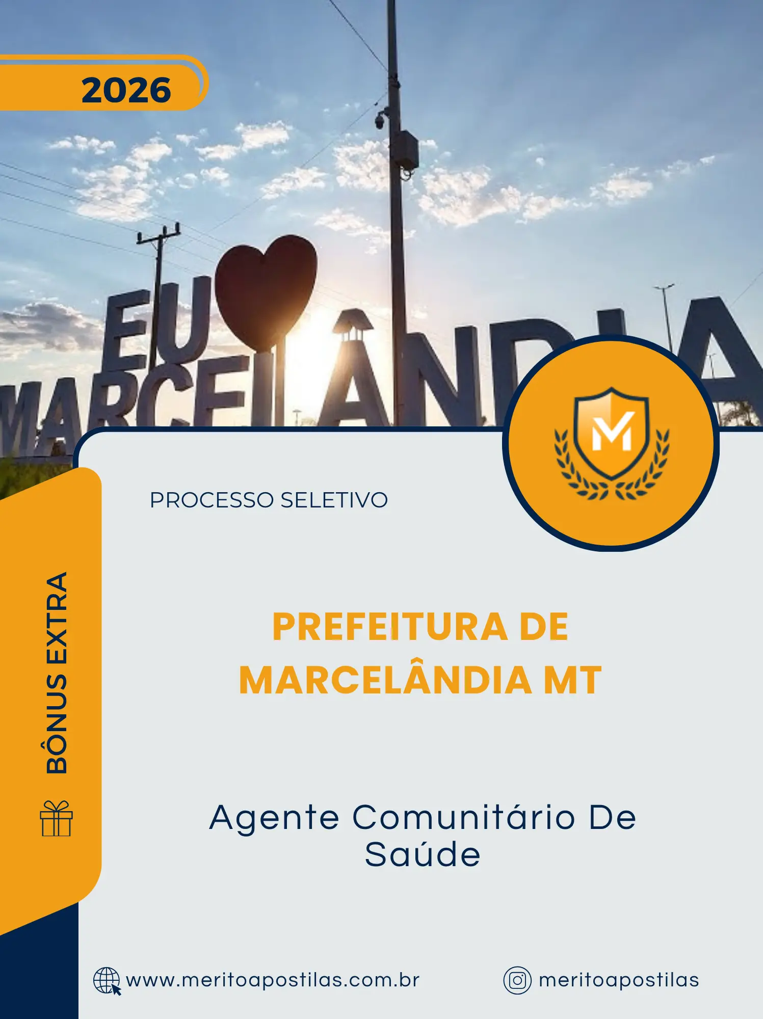 Apostila Agente Comunitário De Saúde Prefeitura de Marcelândia MT 2026