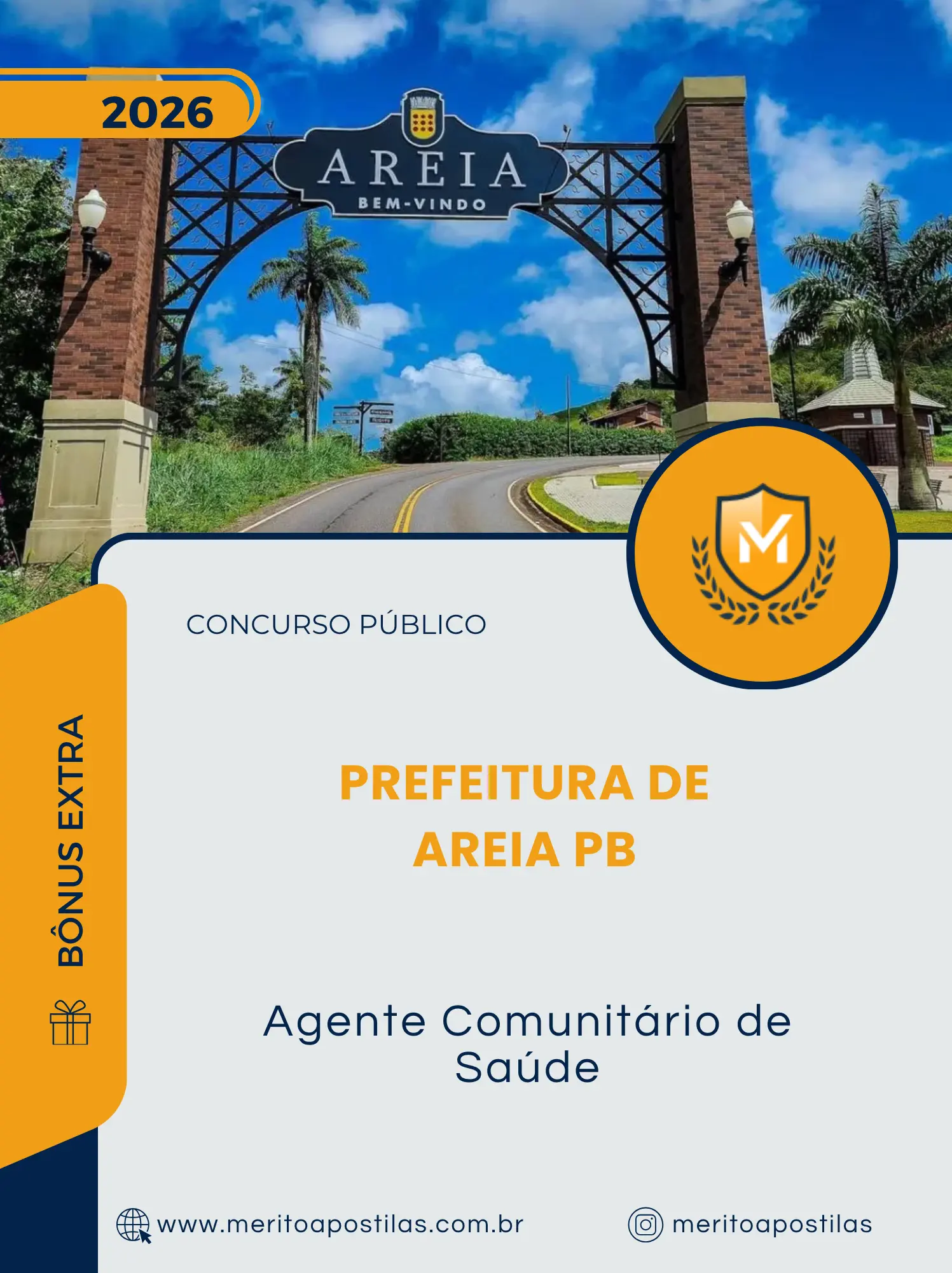 Apostila Agente Comunitário de Saúde Prefeitura de Areia PB 2026