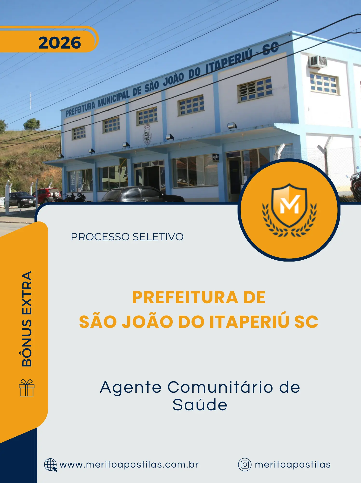 Apostila Agente Comunitário de Saúde Prefeitura de São João do Itaperiú SC 2026