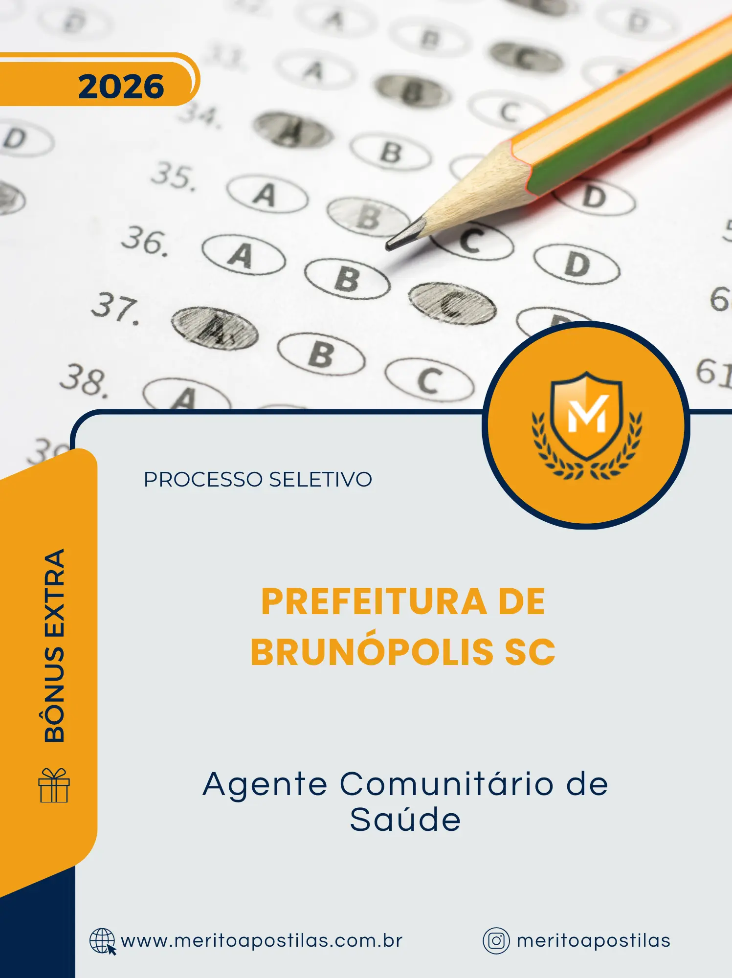 Apostila Agente Comunitário de Saúde Prefeitura de Brunópolis SC 2026