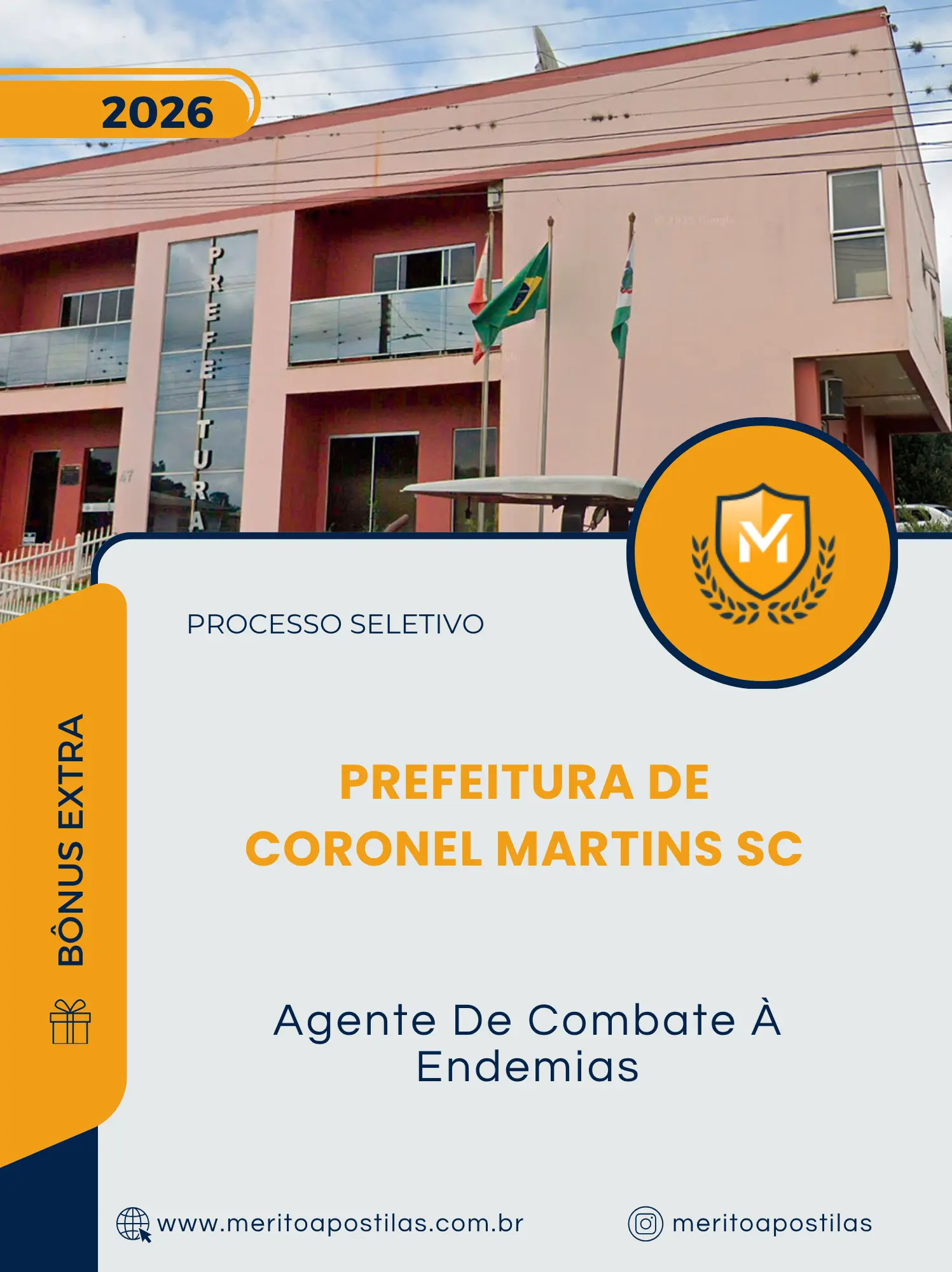 Apostila Agente De Combate À Endemias Prefeitura de Coronel Martins SC 2026