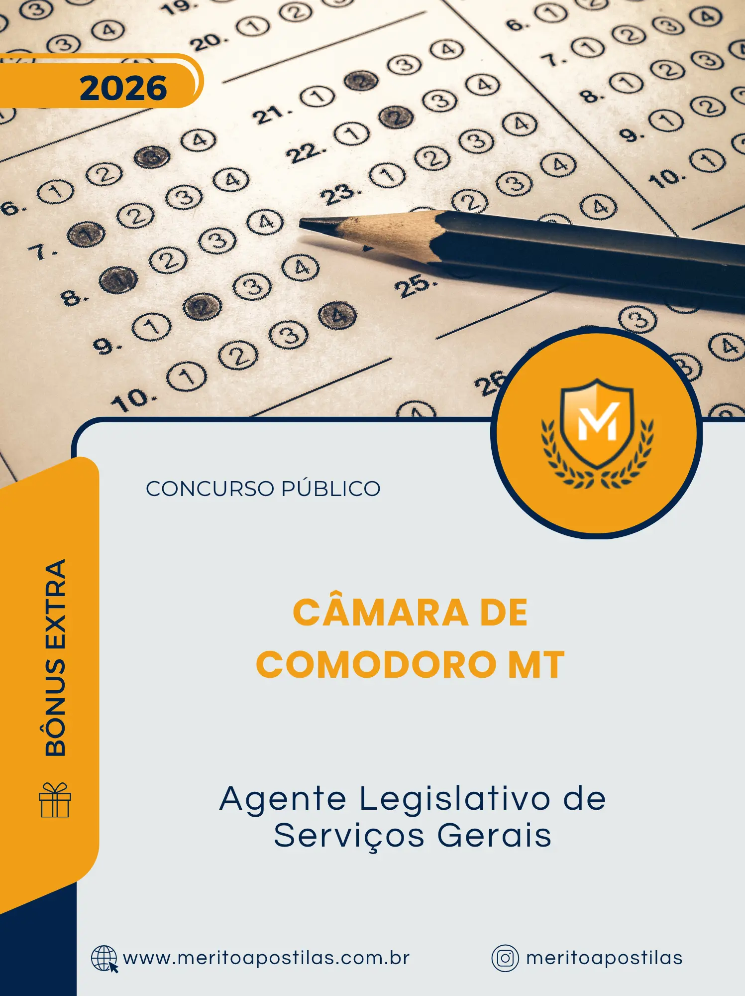 Apostila Agente Legislativo de Serviços Gerais Prefeitura de Comodoro MT 2026