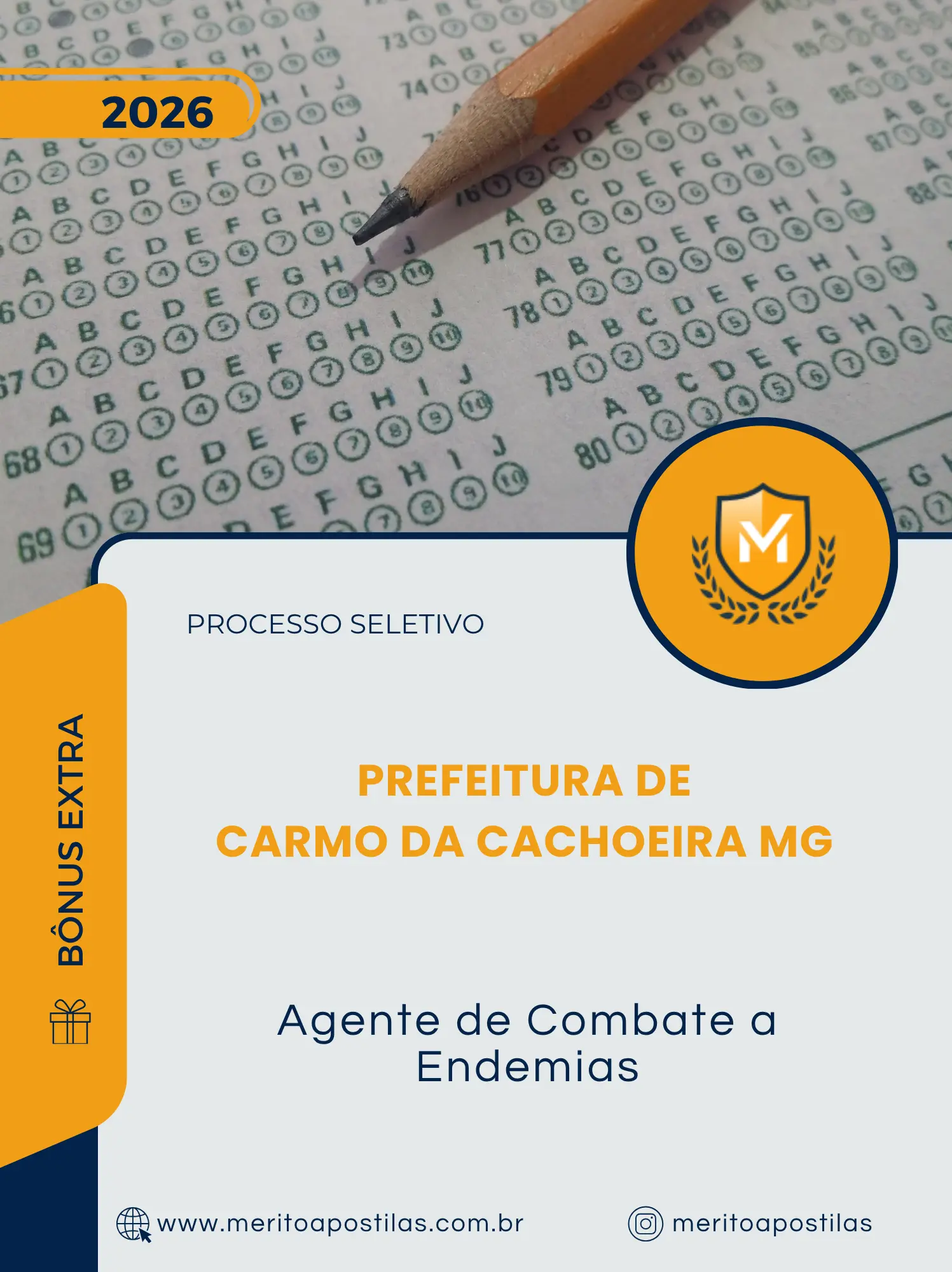 Apostila Agente de Combate a Endemias Prefeitura de Carmo da Cachoeira MG 2026