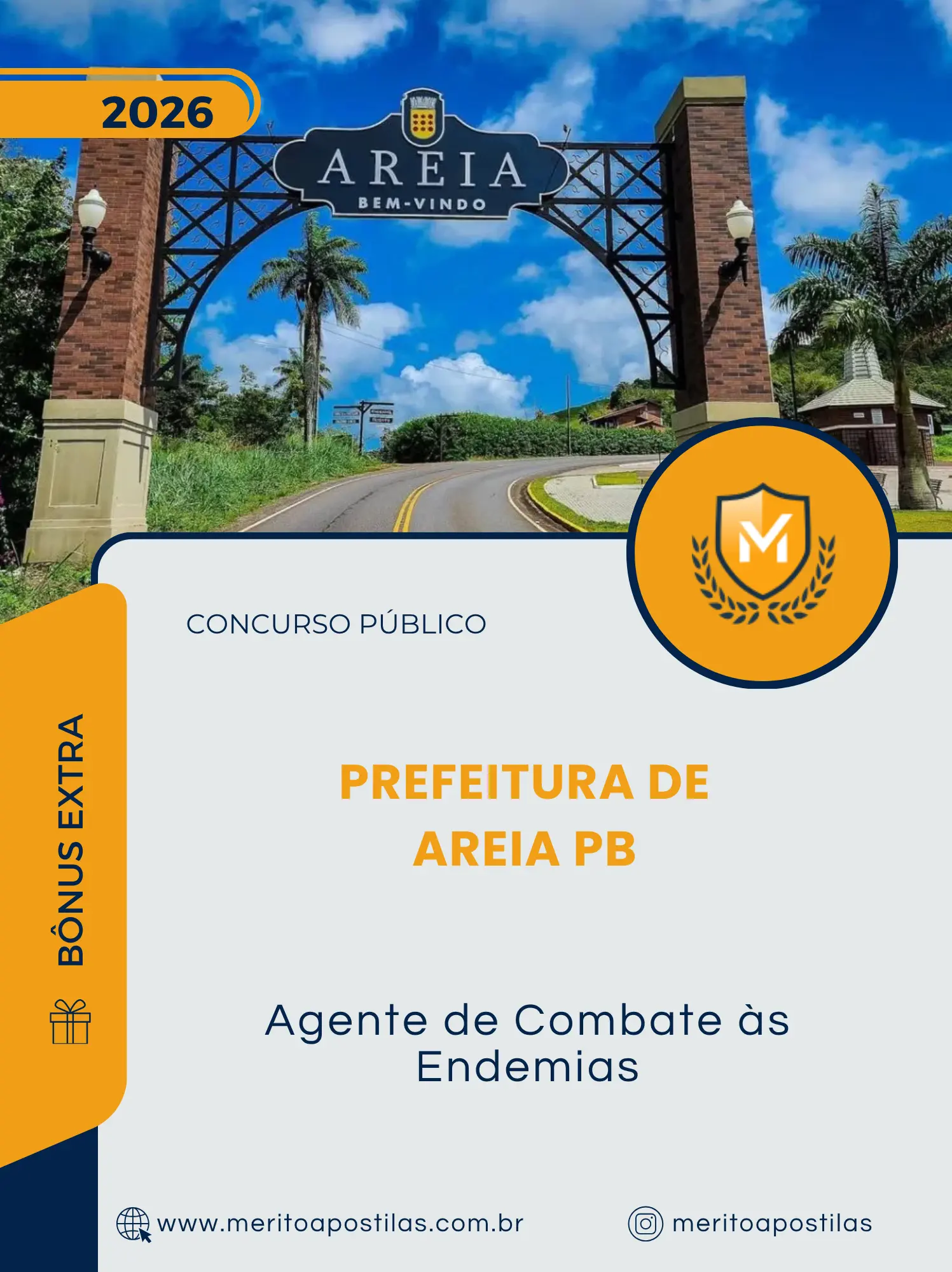 Apostila Agente de Combate às Endemias Prefeitura de Areia PB 2026