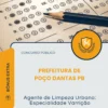Apostila Agente de Limpeza Urbana Especialidade Varrição Prefeitura de Poço Dantas PB 2026