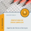 Apostila Agente de Obras e Serviços Prefeitura de Água Limpa GO 2026