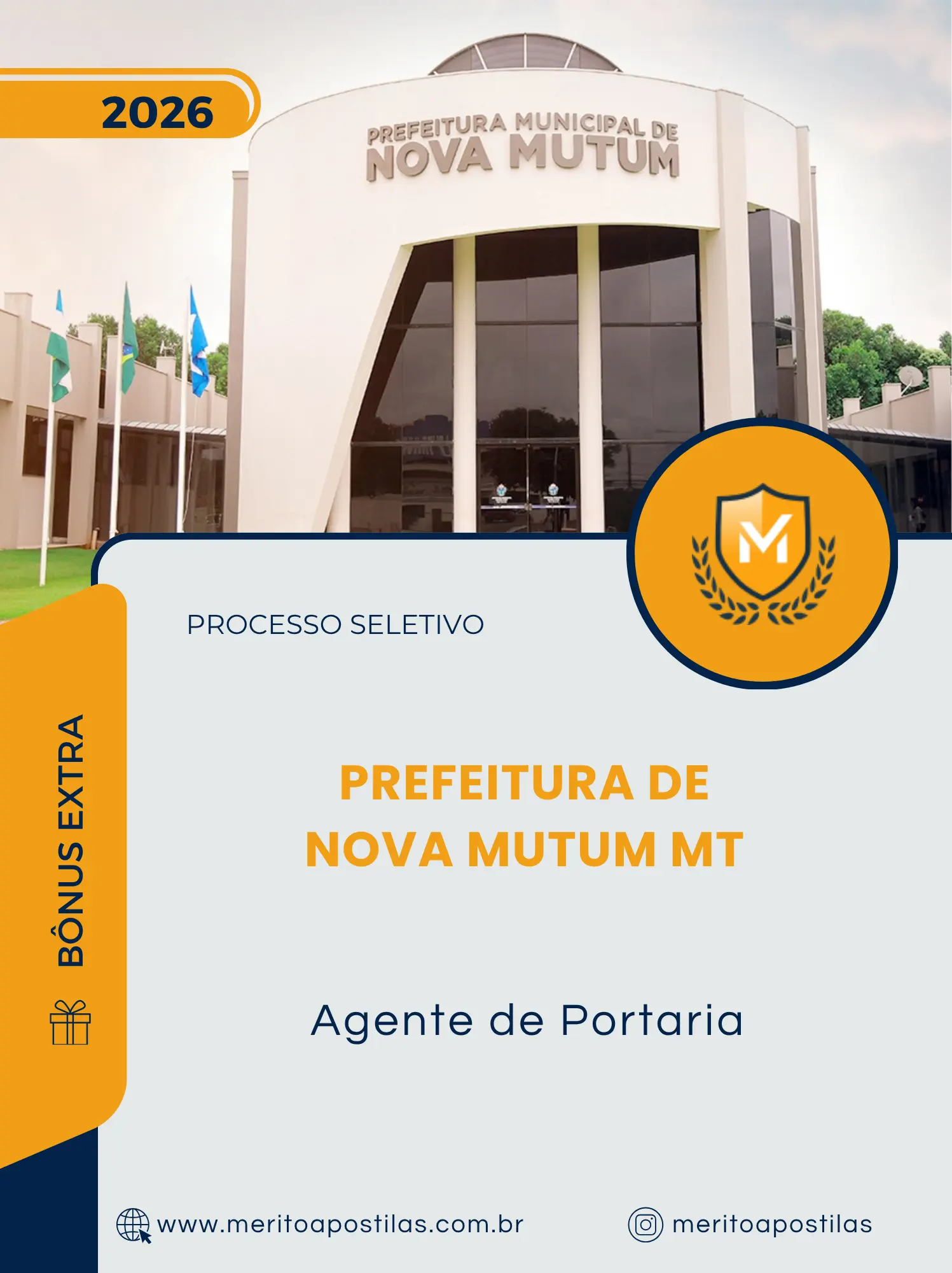 Apostila Agente de Portaria Prefeitura de Nova Mutum MT 2026