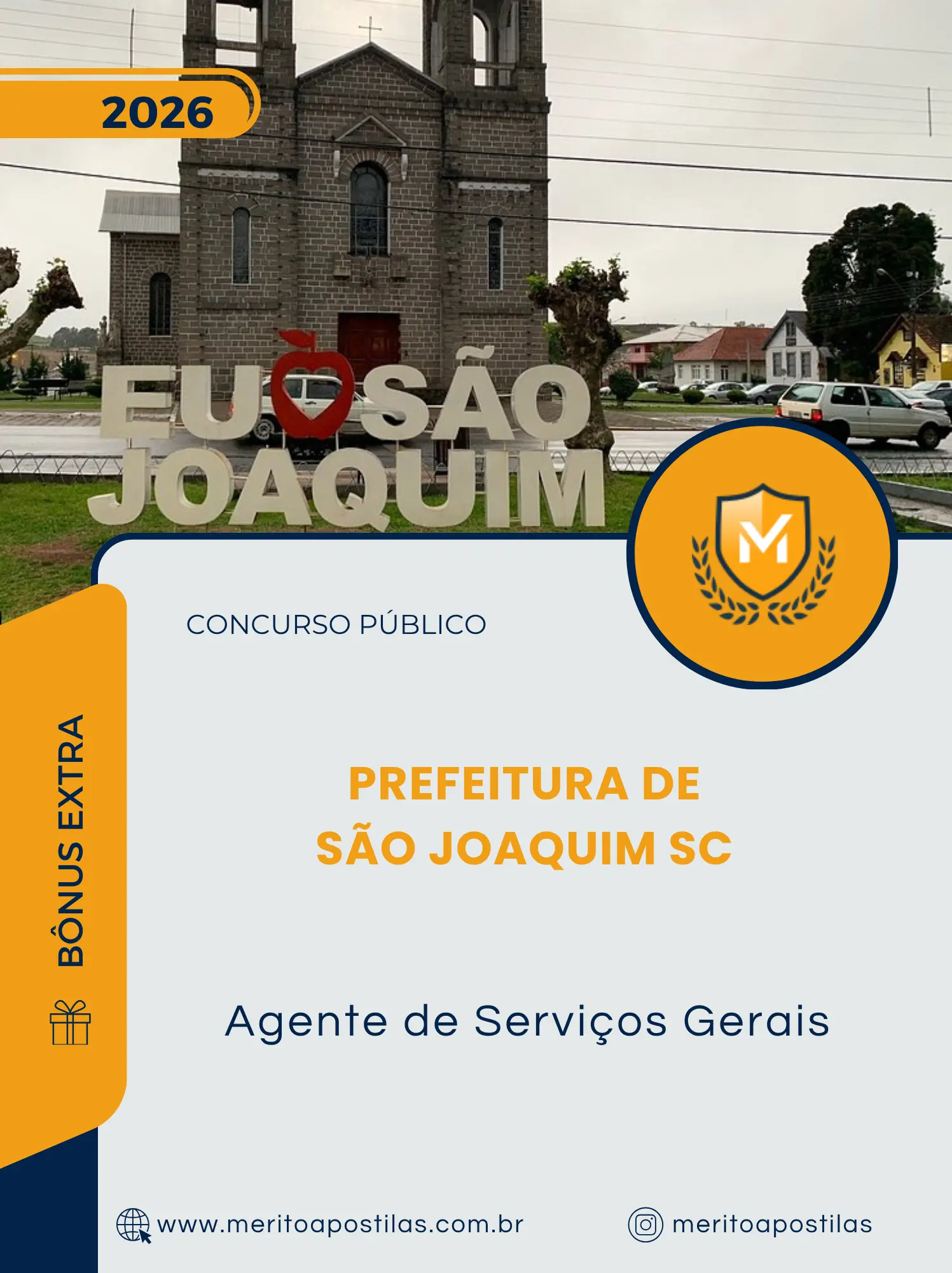 Apostila Agente de Serviços Gerais Prefeitura de São Joaquim SC 2026