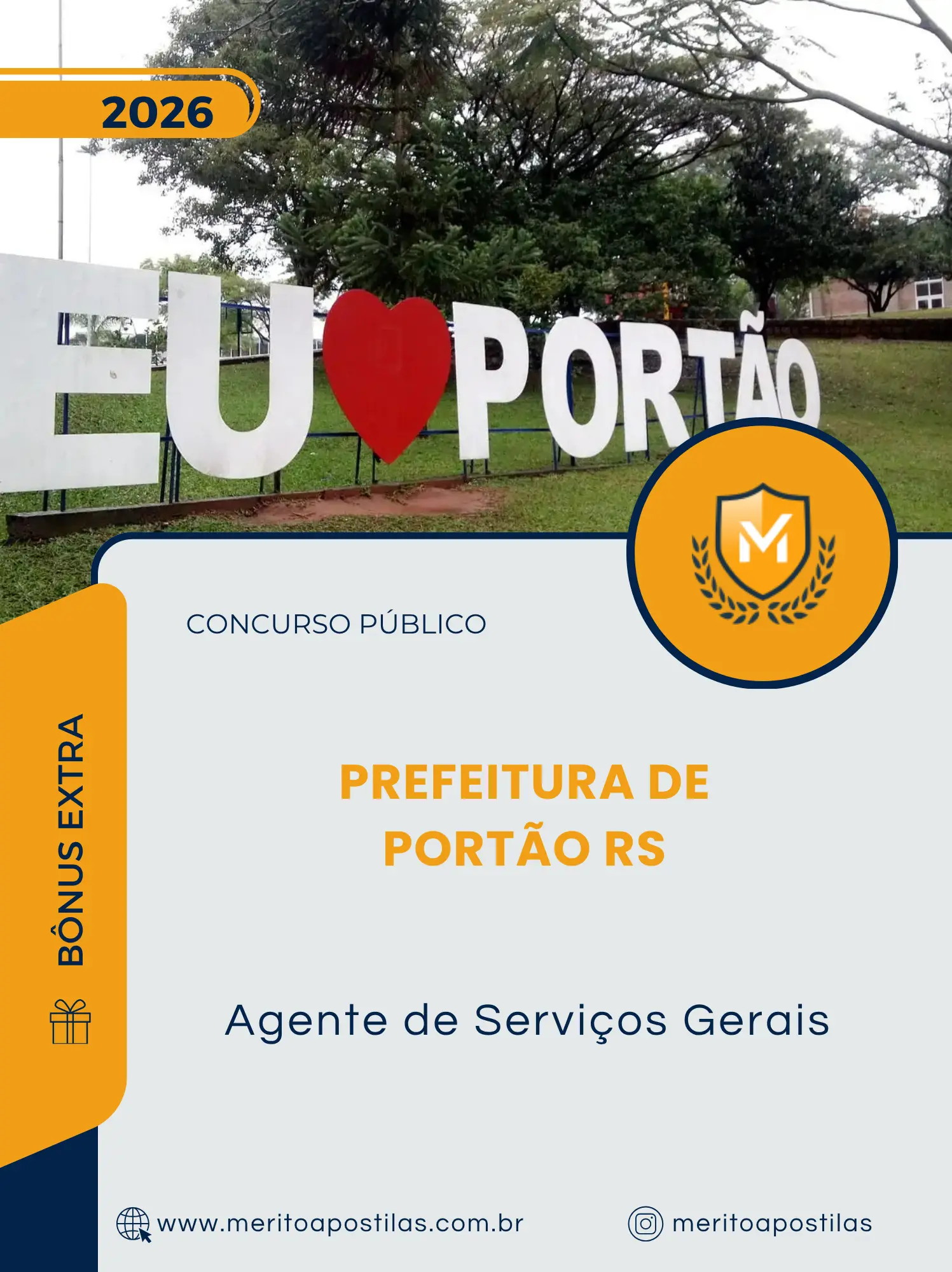 Apostila Agente de Serviços Gerais Prefeitura de Portão RS 2026