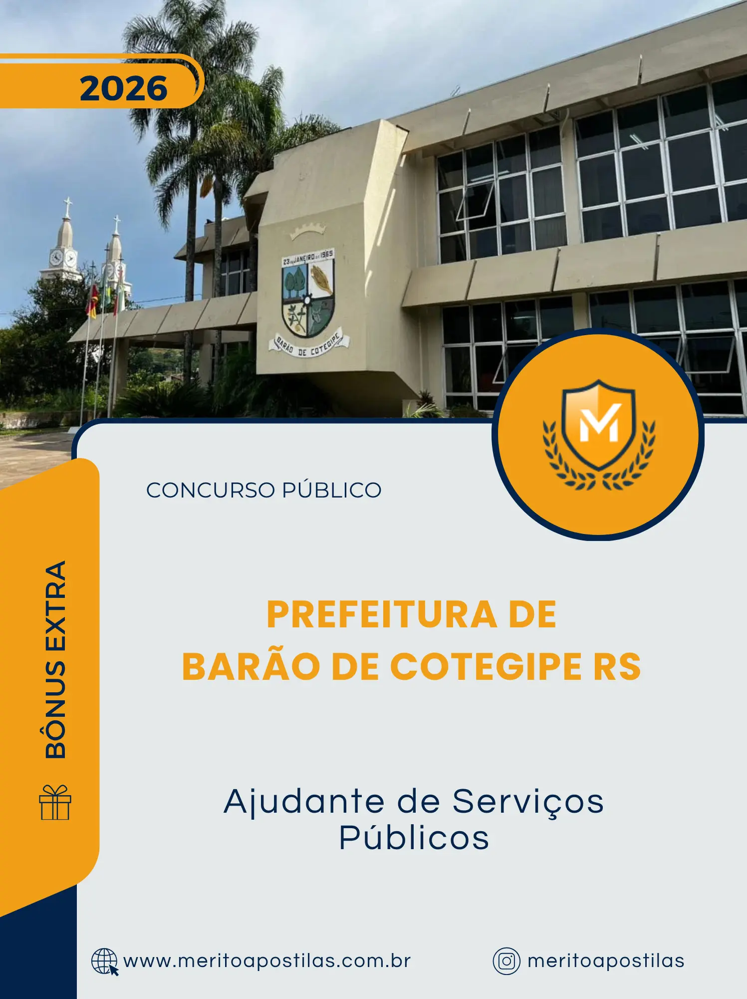 Apostila Ajudante de Serviços Públicos Prefeitura de Barão de Cotegipe RS 2026