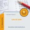 Apostila Analista Administrativo Concurso Público CRO SE 2026