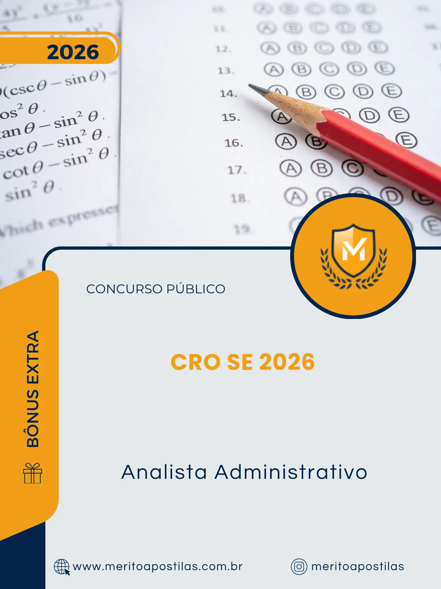 Apostila Analista Administrativo Concurso Público CRO SE 2026